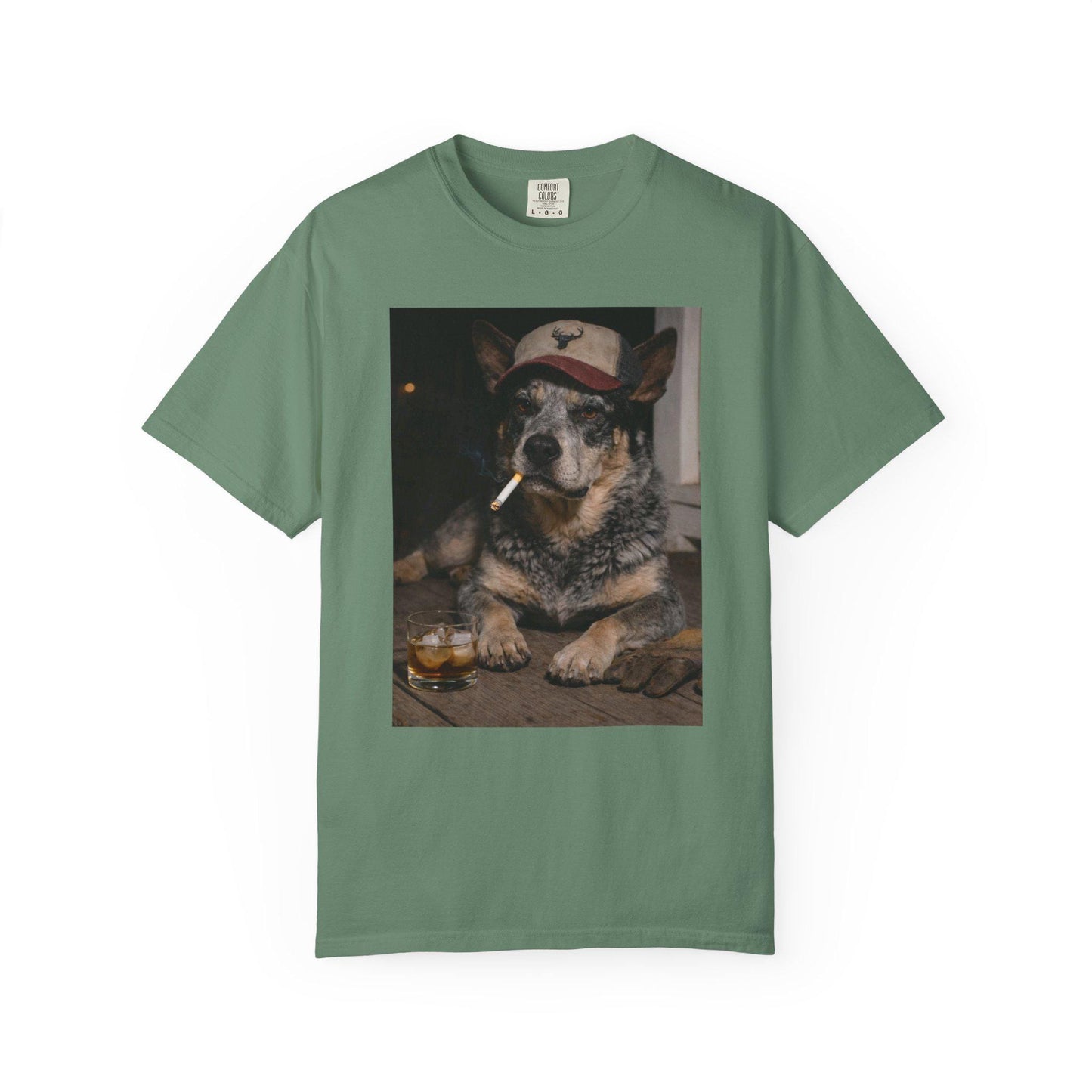 Funny Blue Heeler Shirt, Australian Cattle Dog T-Shirt, Blue Collar Man Gag Gift Tee, Hilarious Meme Humor Comfort Colors® Tshirt
