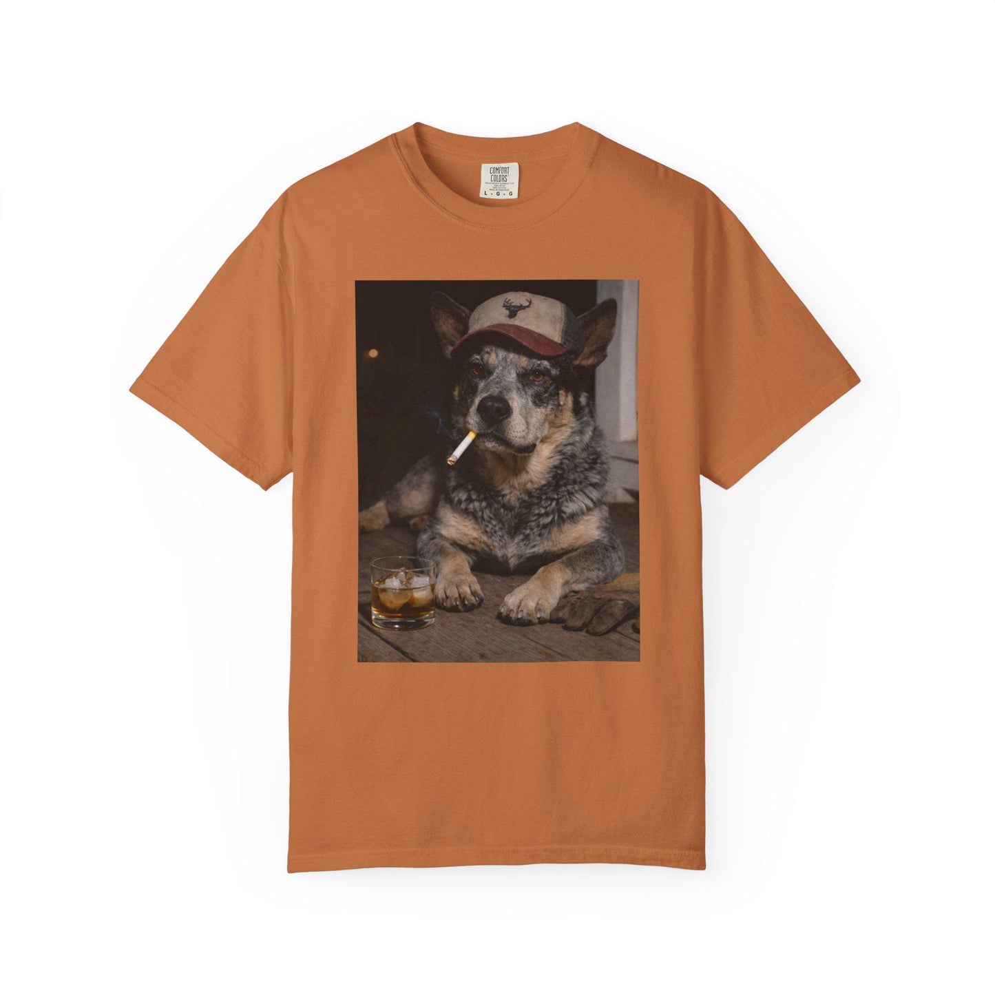 Funny Blue Heeler Shirt, Australian Cattle Dog T-Shirt, Blue Collar Man Gag Gift Tee, Hilarious Meme Humor Comfort Colors® Tshirt