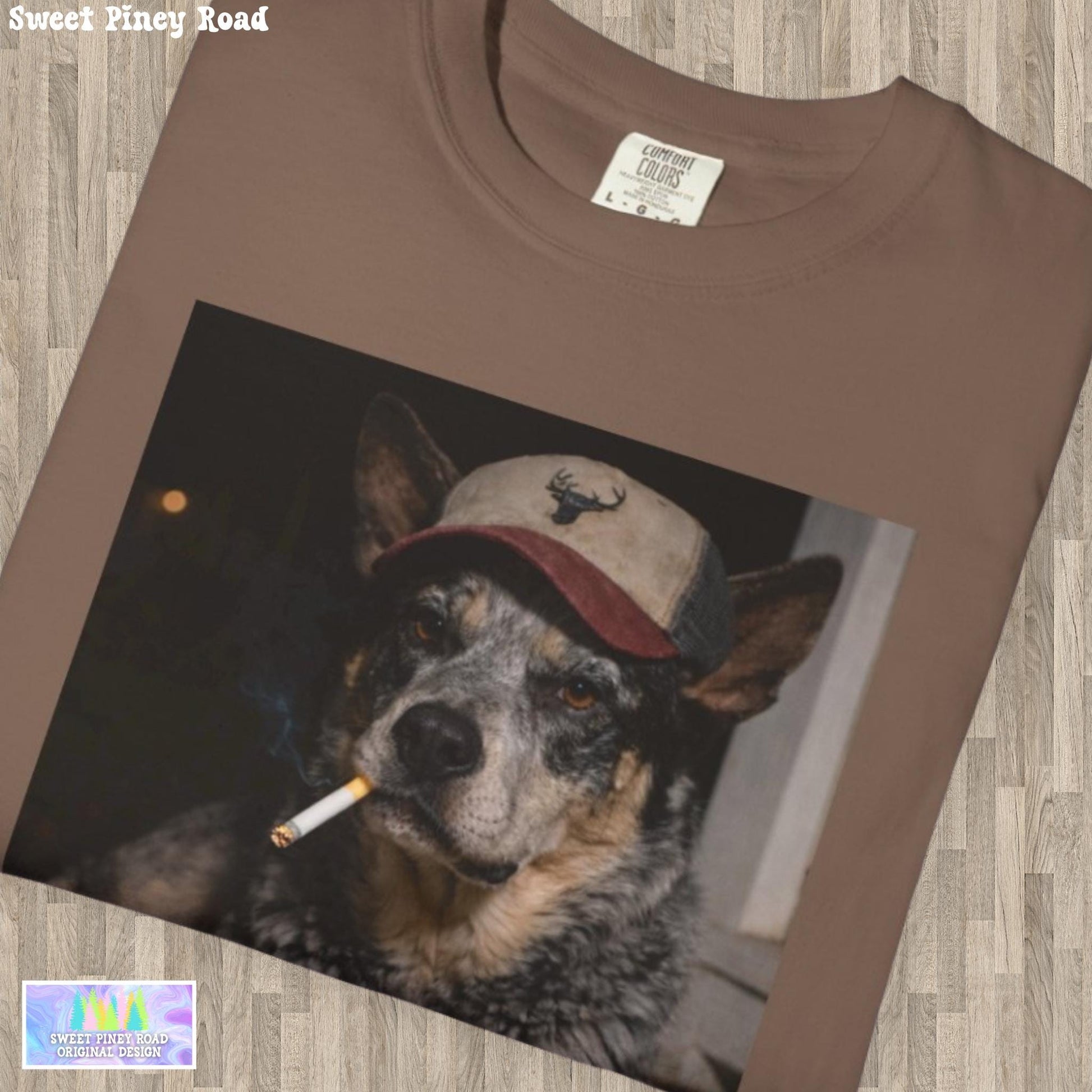 Funny Blue Heeler Shirt, Australian Cattle Dog T-Shirt, Blue Collar Man Gag Gift Tee, Hilarious Meme Humor Comfort Colors® Tshirt