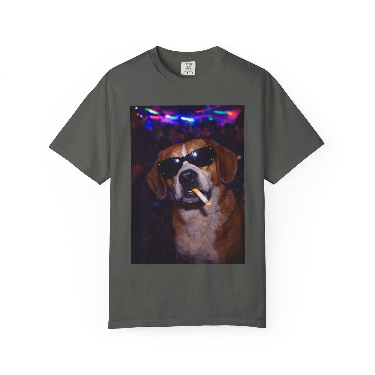 Funny Beagle Shirt, Hilarious Dogs Smoking Night Club T-Shirt, Party Animal Tee Gift, I Got That Dog In Me y2k Tshirt, Rave Attire