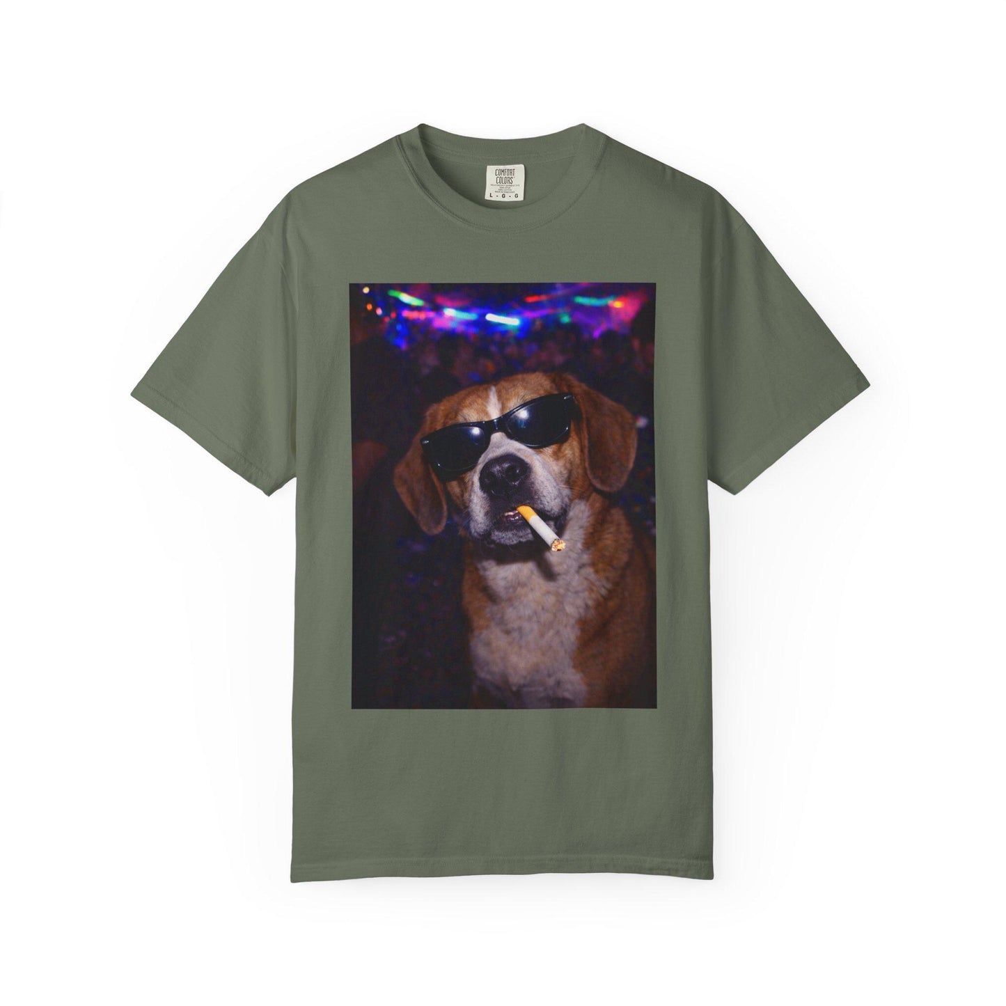 Funny Beagle Shirt, Hilarious Dogs Smoking Night Club T-Shirt, Party Animal Tee Gift, I Got That Dog In Me y2k Tshirt, Rave Attire
