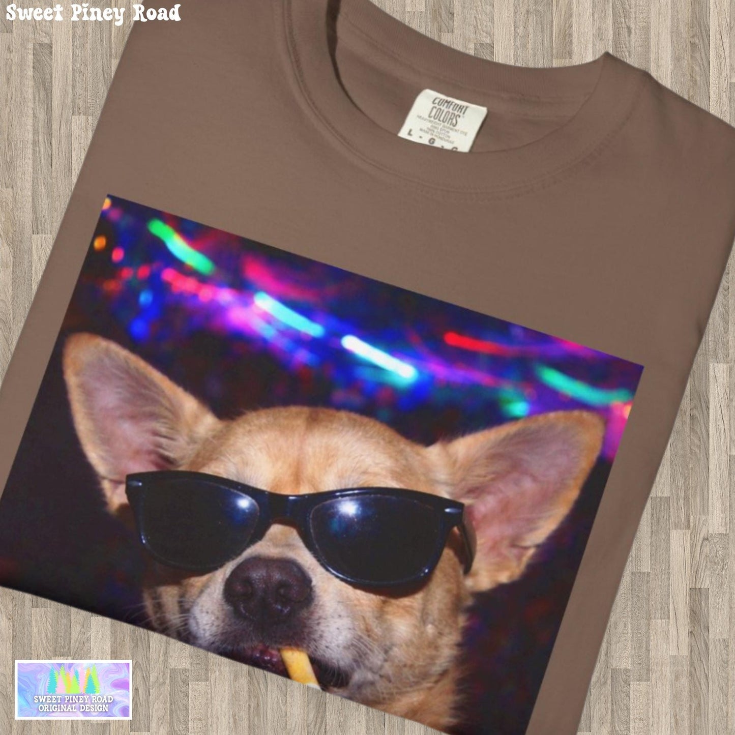 Funny Chihuahua Shirt, Hilarious Dogs Smoking Night Club T-Shirt, Rave Party Animal Tee Gift, I Got That Dog In Me y2k Tshirt