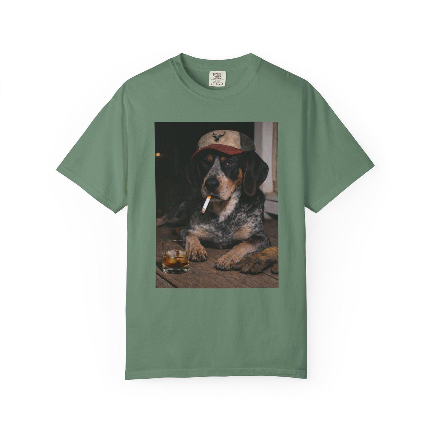 Funny Bluetick Coonhound Shirt, Dog Dad T-Shirt, Blue Collar Man Gag Gift Tee For Husband, Coondog Meme Humor Comfort Colors® Tshirt