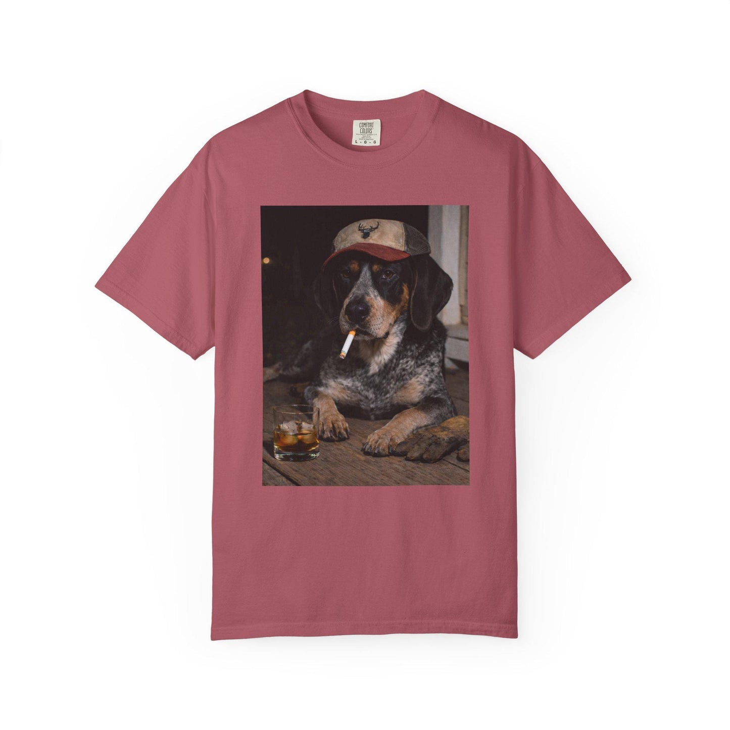 Funny Bluetick Coonhound Shirt, Dog Dad T-Shirt, Blue Collar Man Gag Gift Tee For Husband, Coondog Meme Humor Comfort Colors® Tshirt