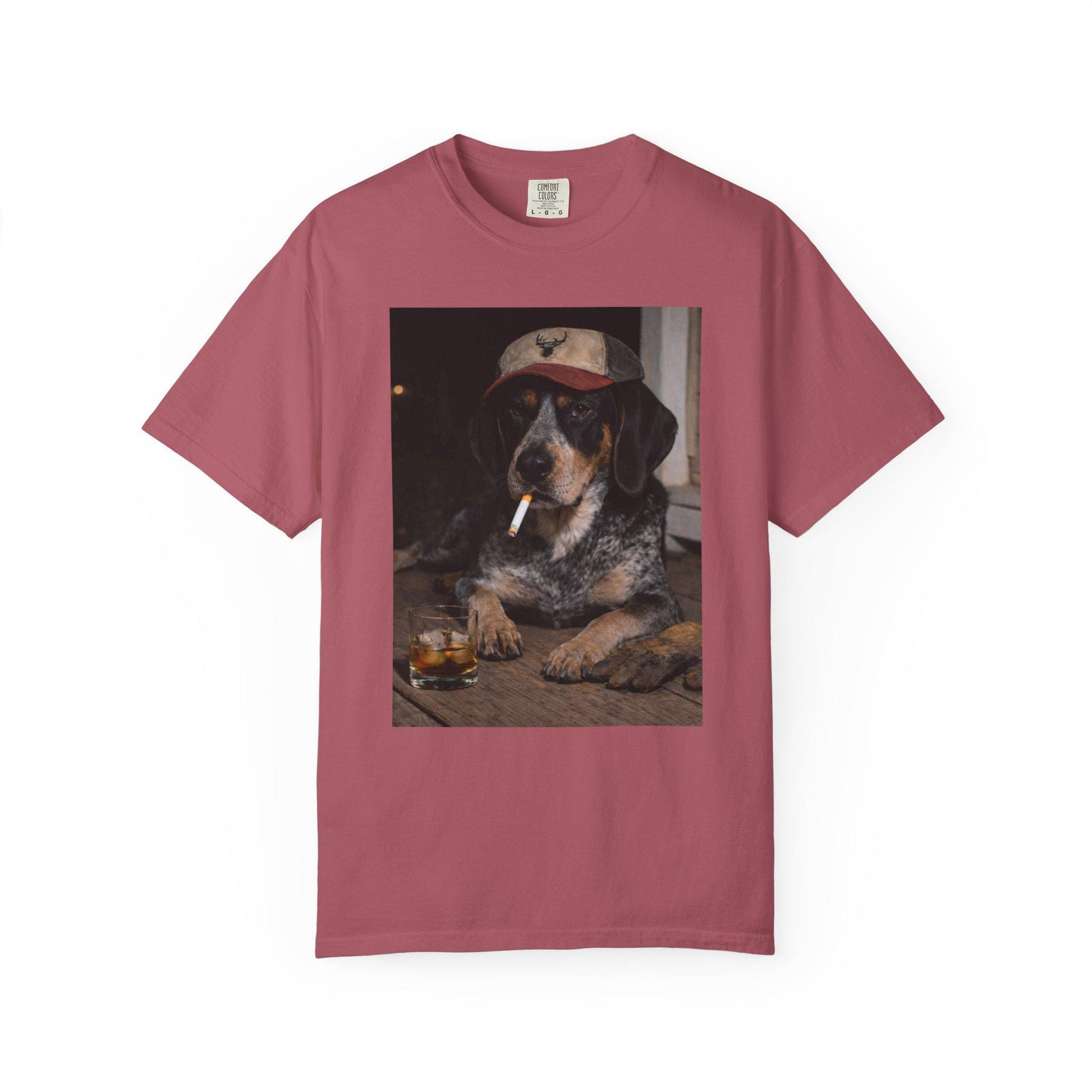 Funny Bluetick Coonhound Shirt, Dog Dad T-Shirt, Blue Collar Man Gag Gift Tee For Husband, Coondog Meme Humor Comfort Colors® Tshirt