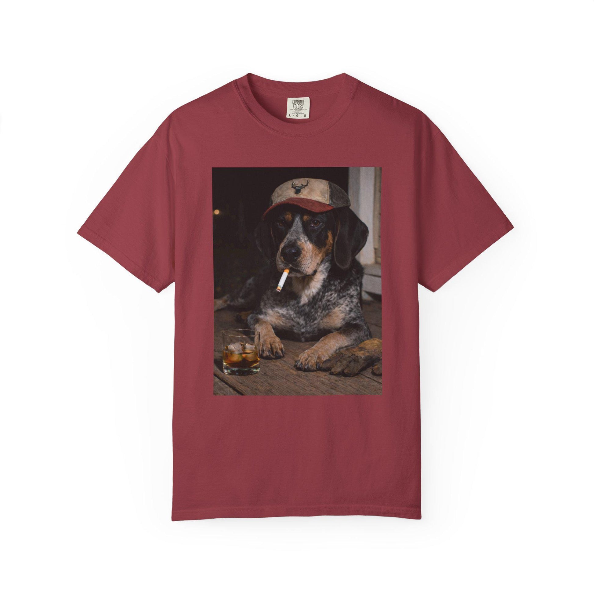 Funny Bluetick Coonhound Shirt, Dog Dad T-Shirt, Blue Collar Man Gag Gift Tee For Husband, Coondog Meme Humor Comfort Colors® Tshirt