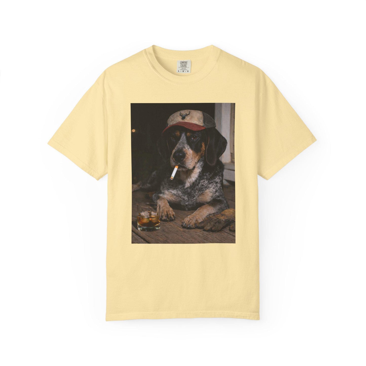 Funny Bluetick Coonhound Shirt, Dog Dad T-Shirt, Blue Collar Man Gag Gift Tee For Husband, Coondog Meme Humor Comfort Colors® Tshirt