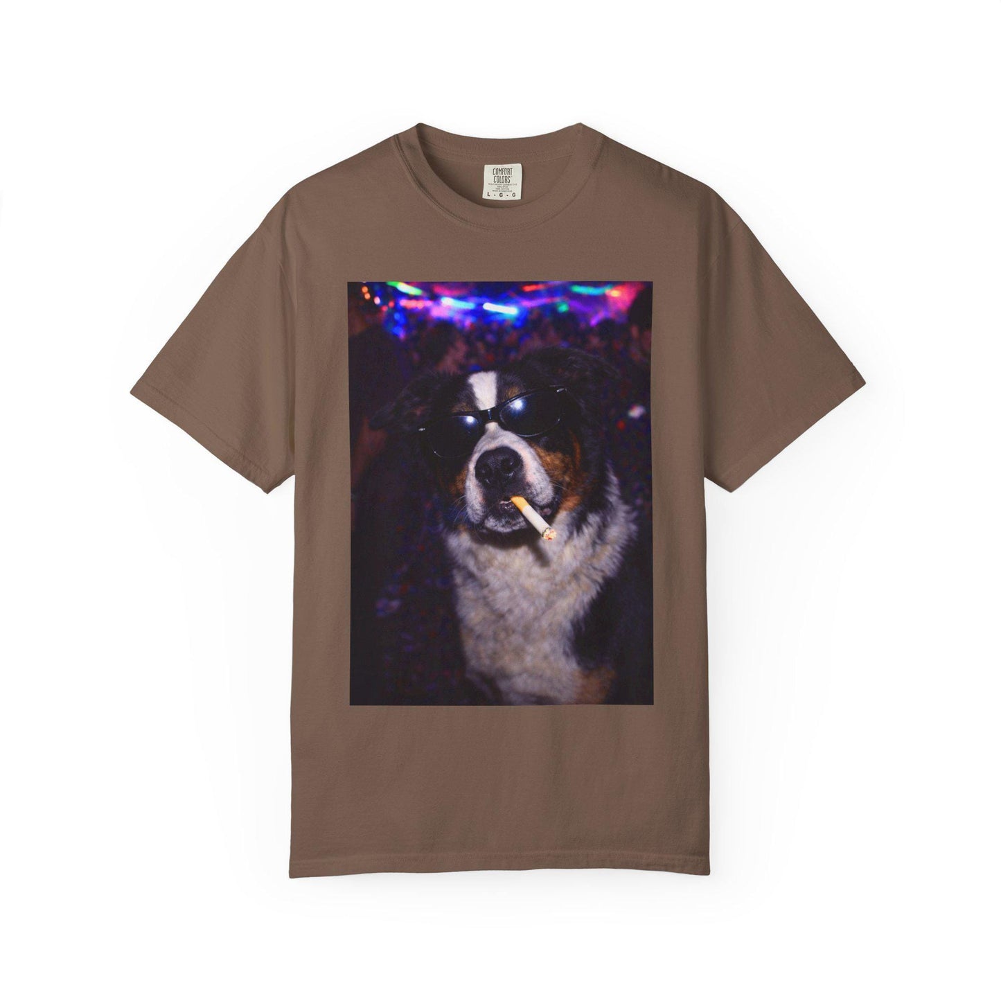Funny Border Collie Shirt, Hilarious Dogs Smoking Night Club T-Shirt, Party Animal Tee Gift, I Got That Dog In Me y2k Rave Tshirt