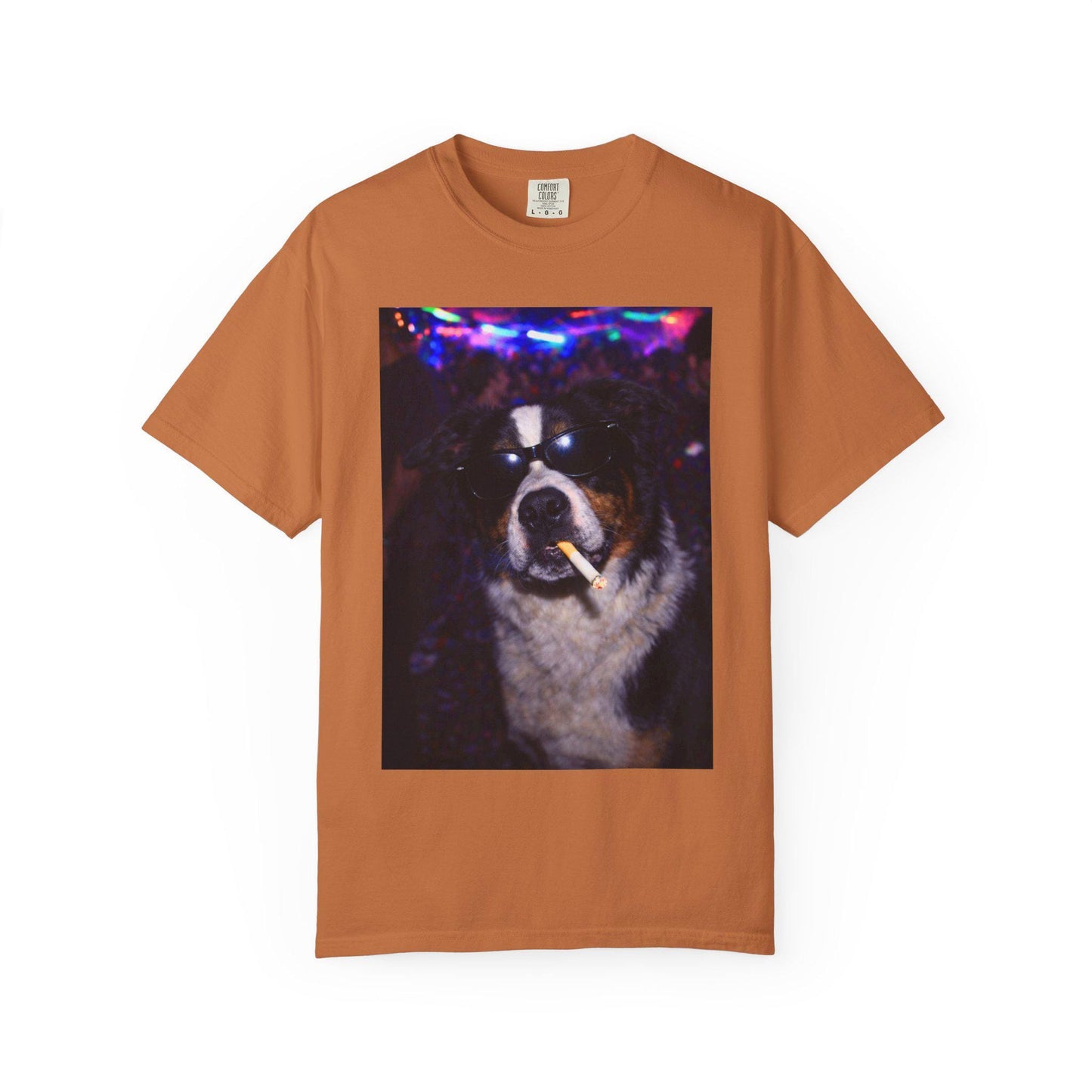 Funny Border Collie Shirt, Hilarious Dogs Smoking Night Club T-Shirt, Party Animal Tee Gift, I Got That Dog In Me y2k Rave Tshirt
