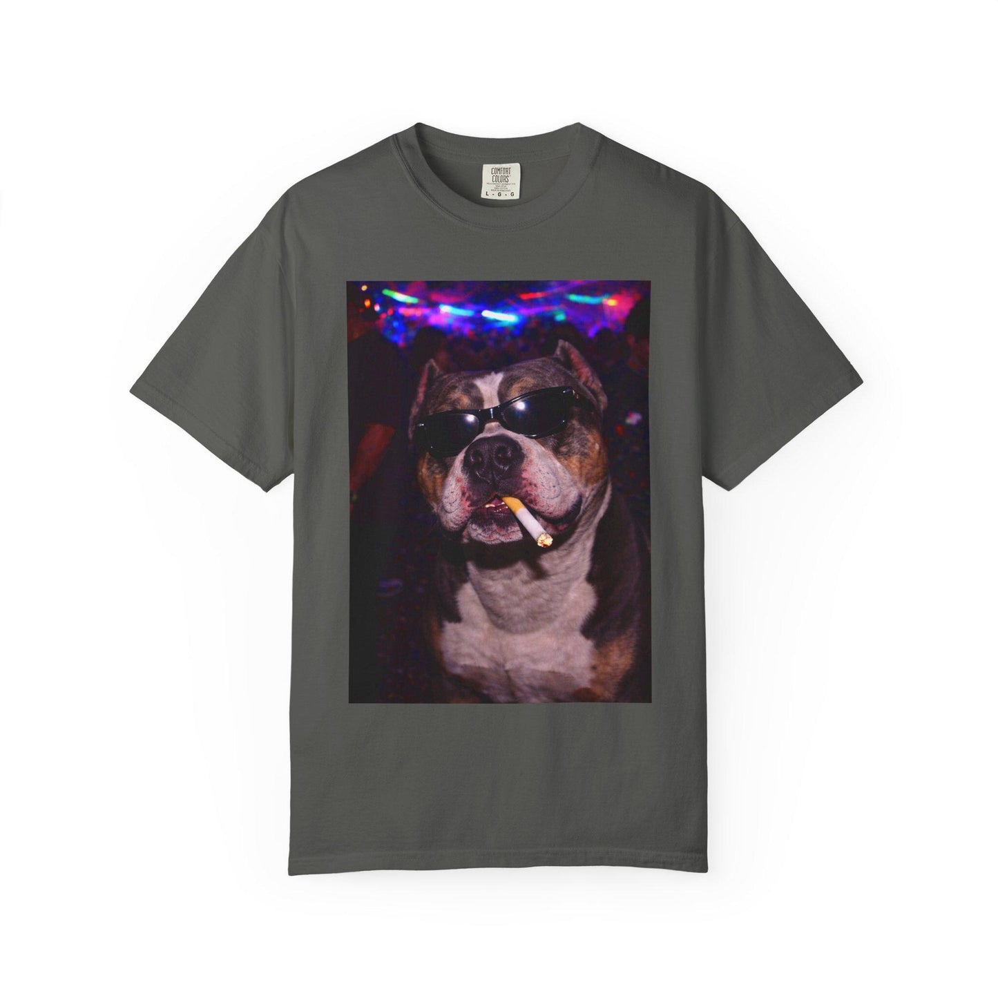 Funny American Bully Shirt, Hilarious Dogs Smoking Night Club T-Shirt, Party Animal Tee Gift, I Got That Dog In Me y2k Rave Tshirt