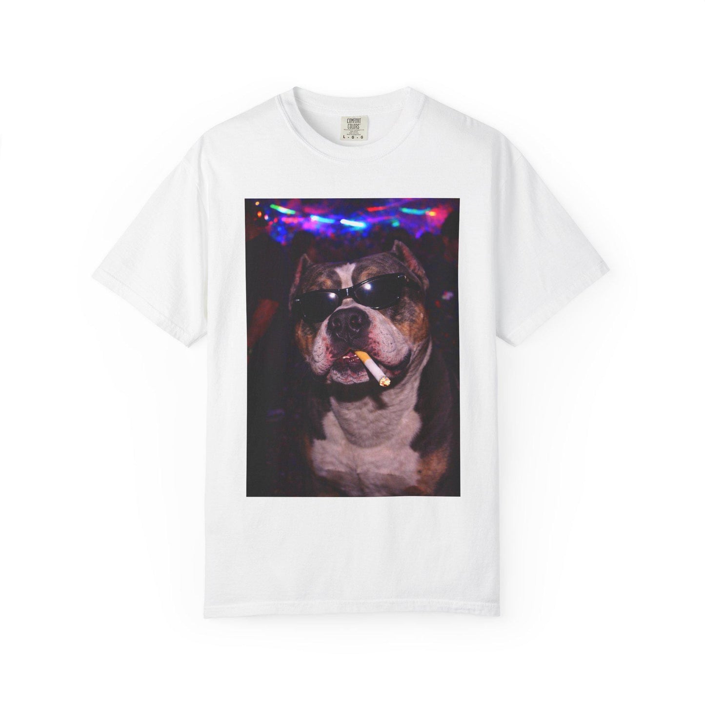 Funny American Bully Shirt, Hilarious Dogs Smoking Night Club T-Shirt, Party Animal Tee Gift, I Got That Dog In Me y2k Rave Tshirt