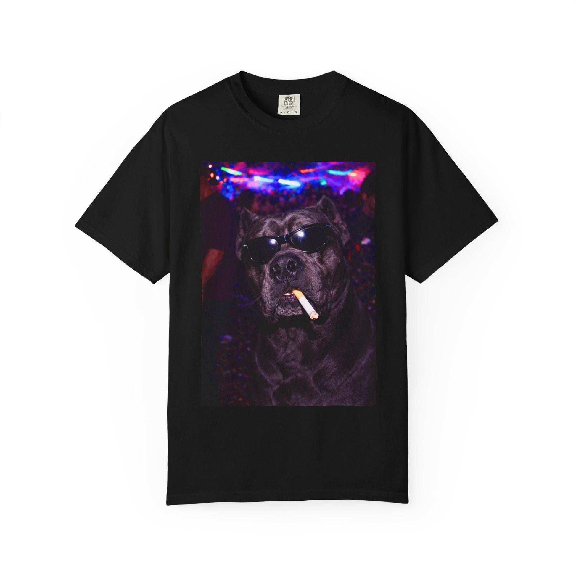 Funny Cane Corso Shirt, Hilarious Dogs Smoking Night Club T-Shirt, Party Animal Tee Gift, I Got That Dog In Me y2k Rave Tshirt