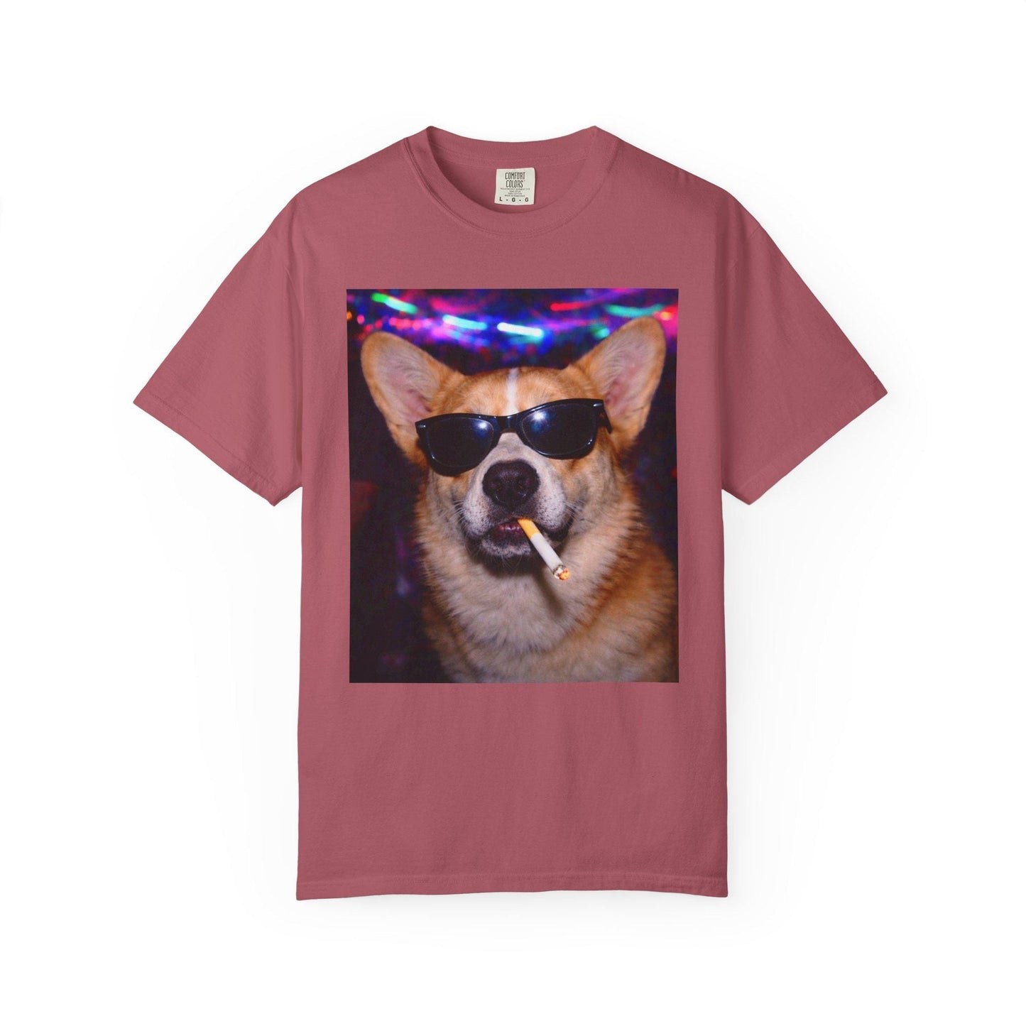 Funny Corgi Shirt, Hilarious Dogs Smoking Night Club T-Shirt, Party Animal Tee Gift, I Got That Dog In Me y2k Rave Themed Tshirt