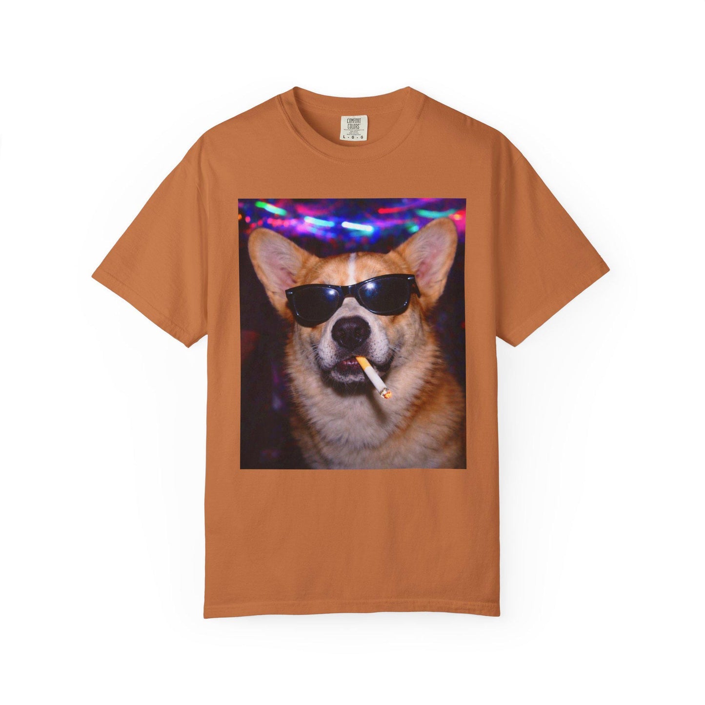 Funny Corgi Shirt, Hilarious Dogs Smoking Night Club T-Shirt, Party Animal Tee Gift, I Got That Dog In Me y2k Rave Themed Tshirt