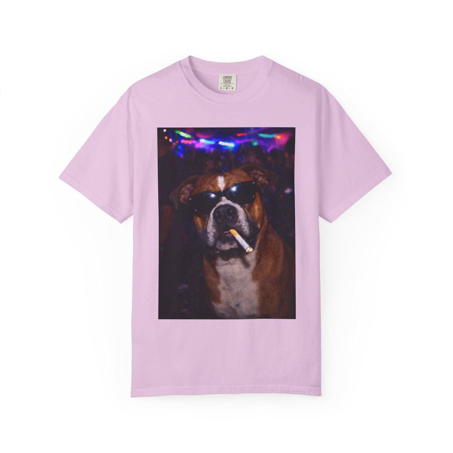 Funny Boxer Shirt, Hilarious Dogs Smoking Night Club T-Shirt, Party Animal Tee Gift, I Got That Dog In Me y2k Rave Themed Tshirt