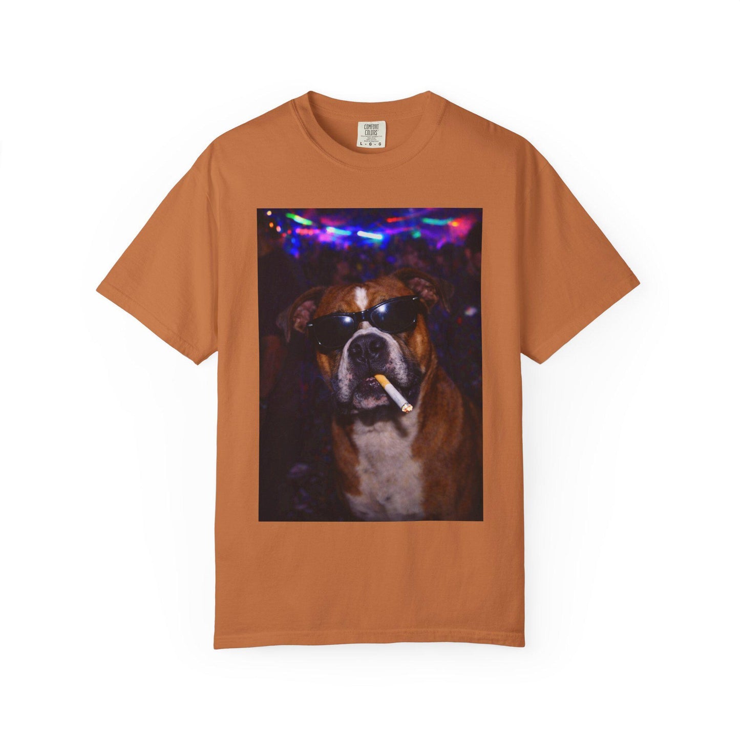 Funny Boxer Shirt, Hilarious Dogs Smoking Night Club T-Shirt, Party Animal Tee Gift, I Got That Dog In Me y2k Rave Themed Tshirt