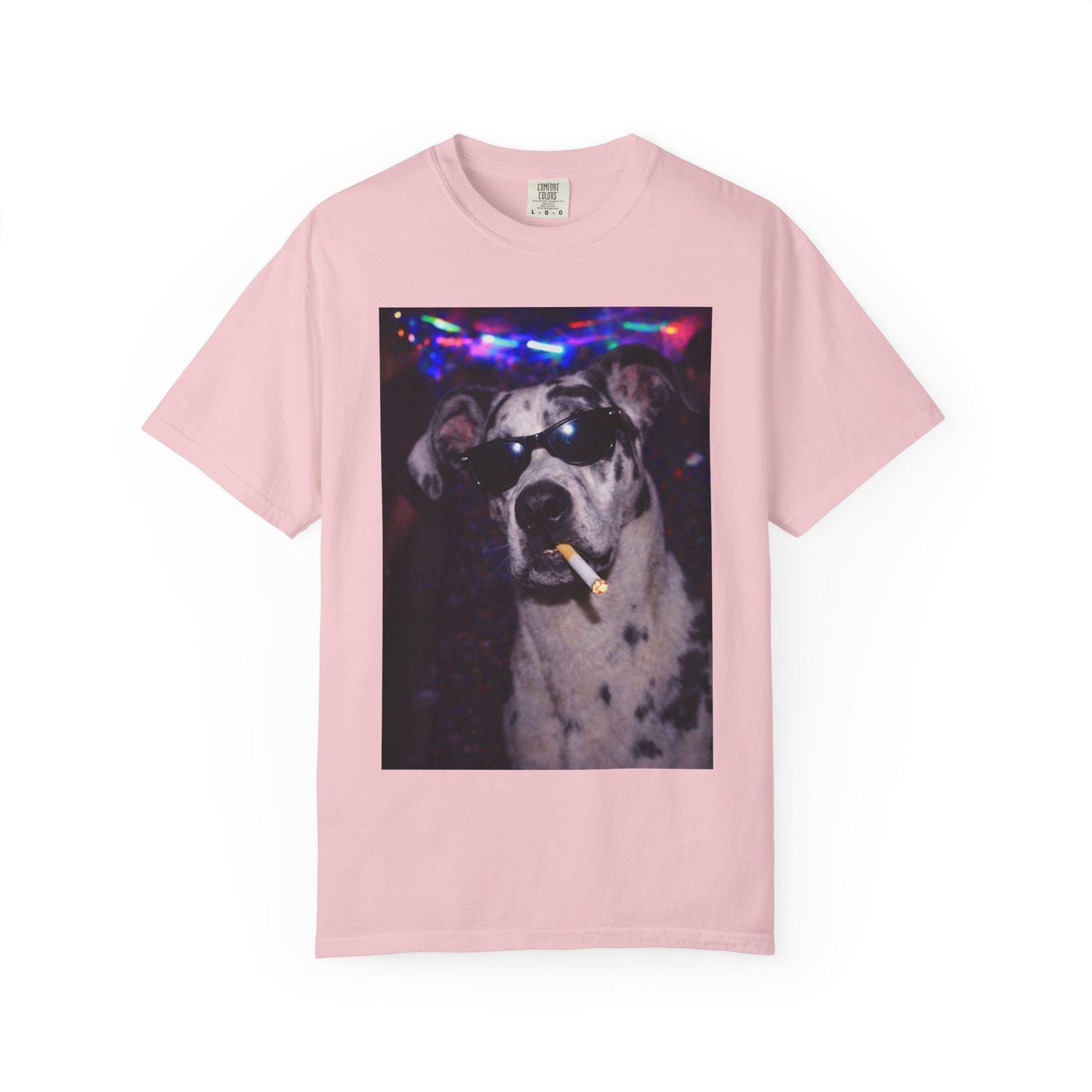 Funny Great Dane Shirt, Hilarious Dogs Smoking Night Club T-Shirt, Party Animal Tee Gift, I Got That Dog In Me y2k Rave Themed Tshirt