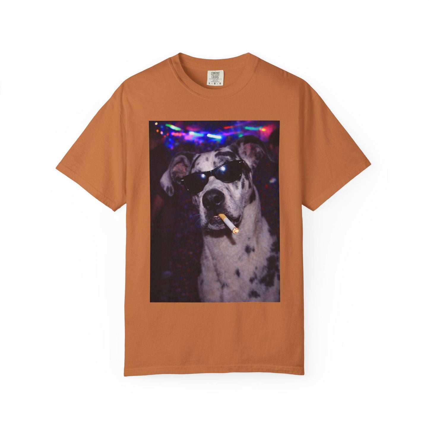Funny Great Dane Shirt, Hilarious Dogs Smoking Night Club T-Shirt, Party Animal Tee Gift, I Got That Dog In Me y2k Rave Themed Tshirt