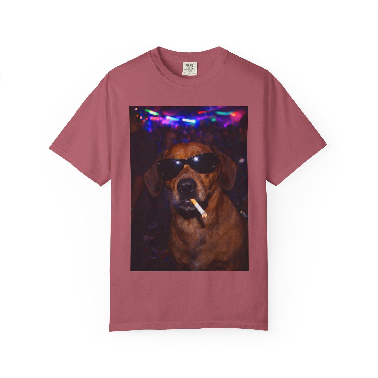 Funny Dachshund Shirt, Hilarious Dogs Smoking Night Club T-Shirt, Party Animal Tee Gift, I Got That Dog In Me y2k Rave Themed Tshirt