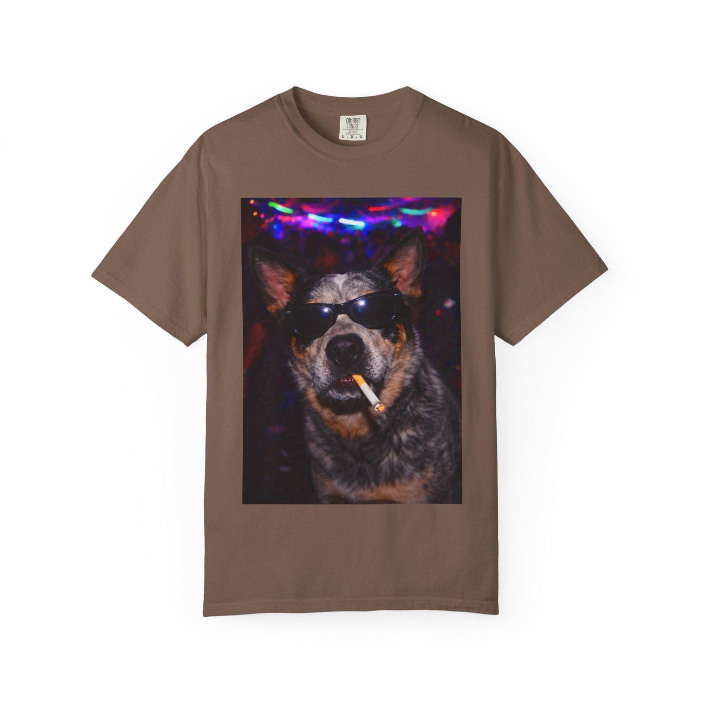 Funny Australian Cattle Dog Shirt, Blue Heeler Dogs Smoking Night Club T-Shirt, Party Animal Tee Gift, I Got That Dog In Me y2k Rave Tshirt