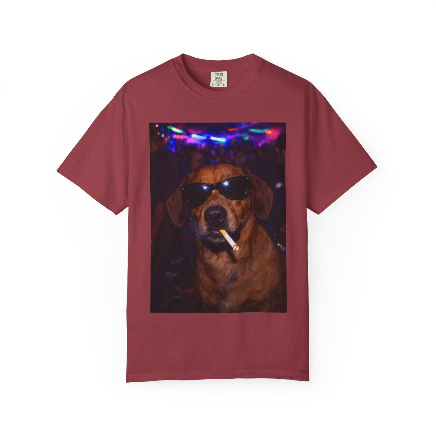 Funny Dachshund Shirt, Hilarious Dogs Smoking Night Club T-Shirt, Party Animal Tee Gift, I Got That Dog In Me y2k Rave Themed Tshirt