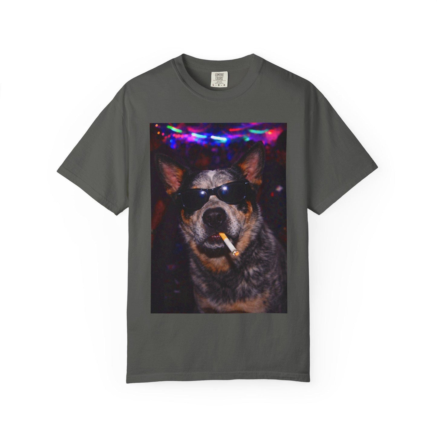 Funny Australian Cattle Dog Shirt, Blue Heeler Dogs Smoking Night Club T-Shirt, Party Animal Tee Gift, I Got That Dog In Me y2k Rave Tshirt