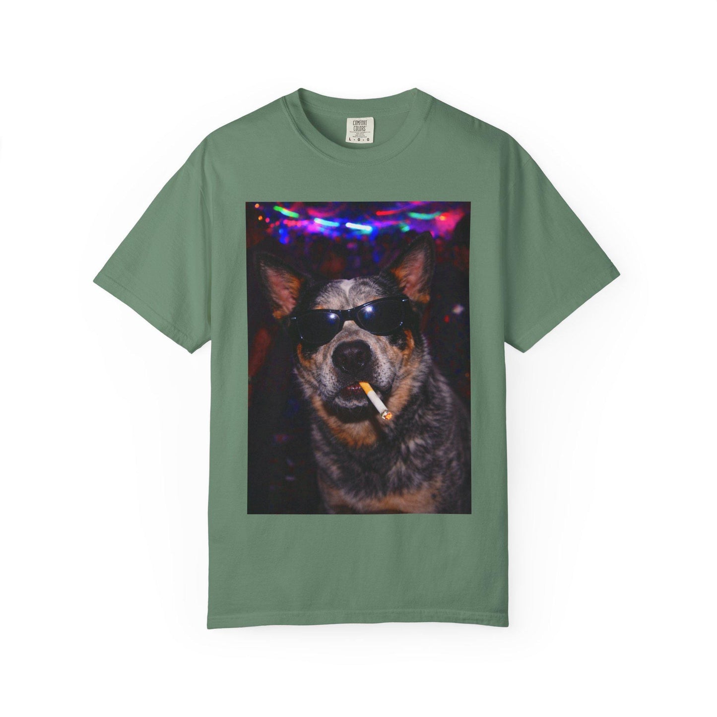 Funny Australian Cattle Dog Shirt, Blue Heeler Dogs Smoking Night Club T-Shirt, Party Animal Tee Gift, I Got That Dog In Me y2k Rave Tshirt