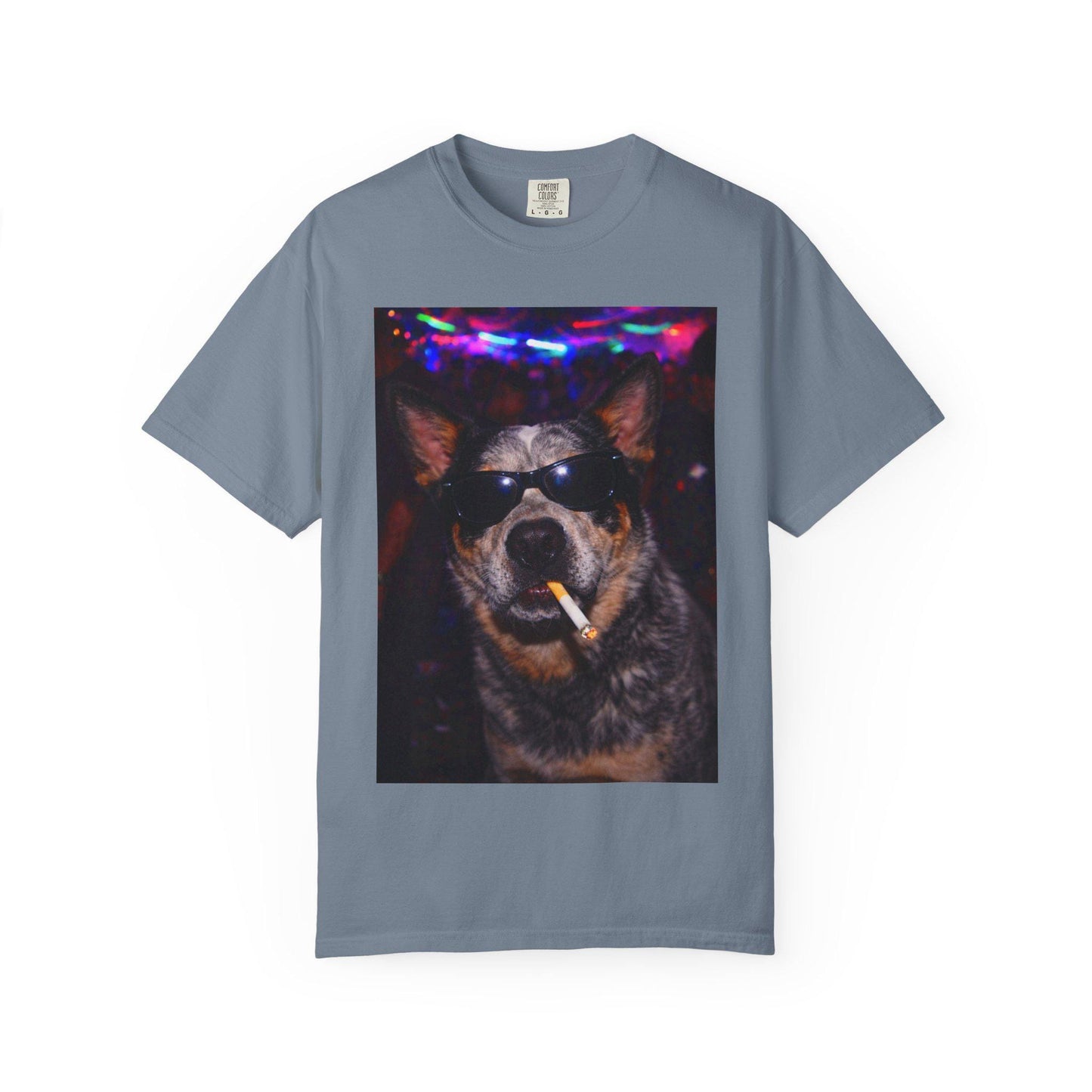 Funny Australian Cattle Dog Shirt, Blue Heeler Dogs Smoking Night Club T-Shirt, Party Animal Tee Gift, I Got That Dog In Me y2k Rave Tshirt