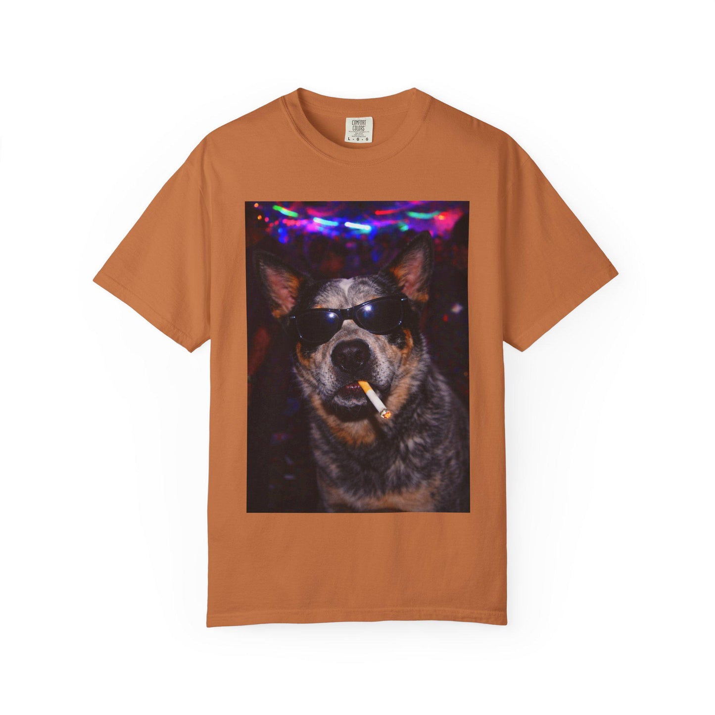 Funny Australian Cattle Dog Shirt, Blue Heeler Dogs Smoking Night Club T-Shirt, Party Animal Tee Gift, I Got That Dog In Me y2k Rave Tshirt
