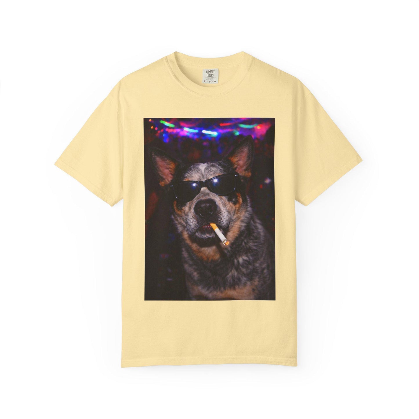 Funny Australian Cattle Dog Shirt, Blue Heeler Dogs Smoking Night Club T-Shirt, Party Animal Tee Gift, I Got That Dog In Me y2k Rave Tshirt
