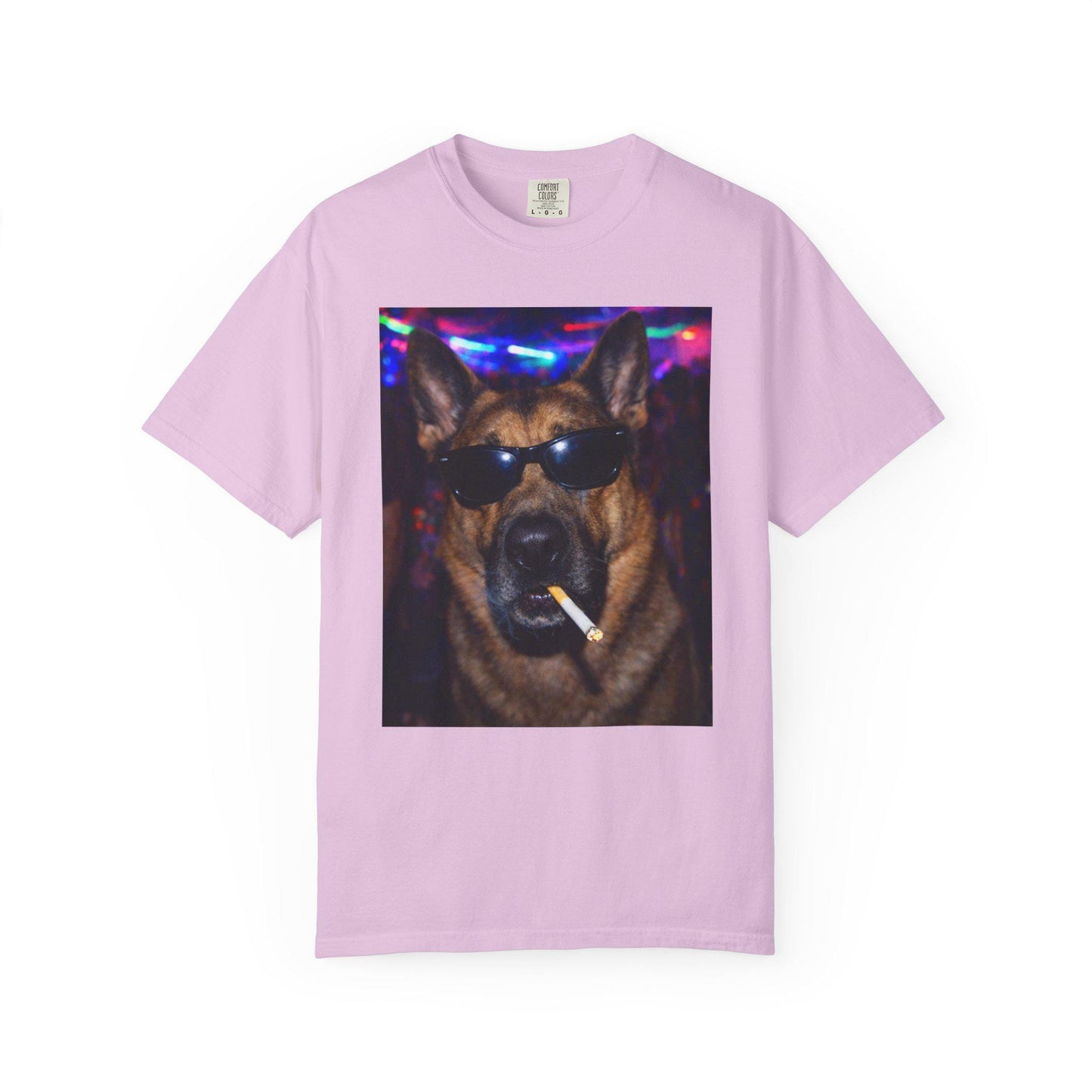 Funny German Shepherd Shirt, Hilarious Dogs Smoking Night Club T-Shirt, Party Animal Tee Gift, I Got That Dog In Me y2k Rave Tshirt