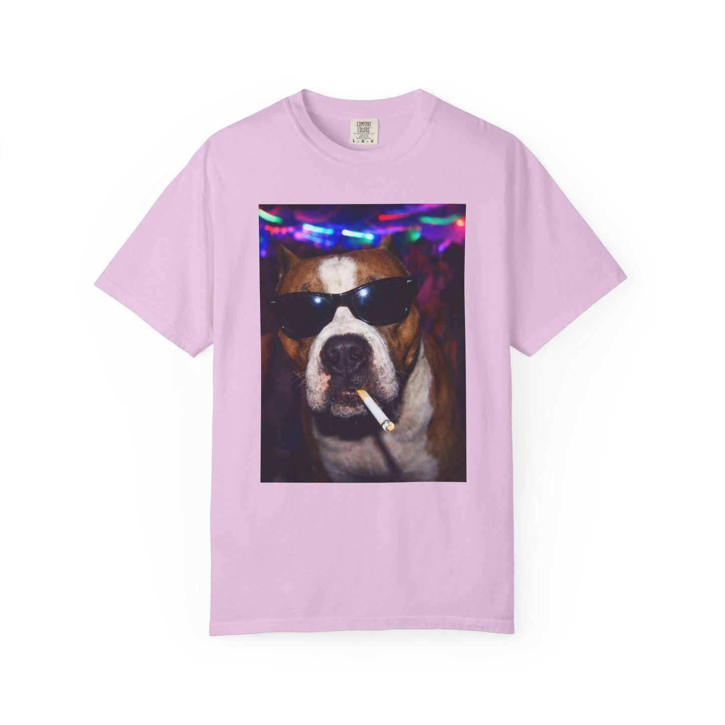 Funny Pitbull Shirt, Hilarious Bully Dogs Smoking Night Club T-Shirt, Party Animal Tee Gift, I Got That Dog In Me y2k Rave Themed Tshirt