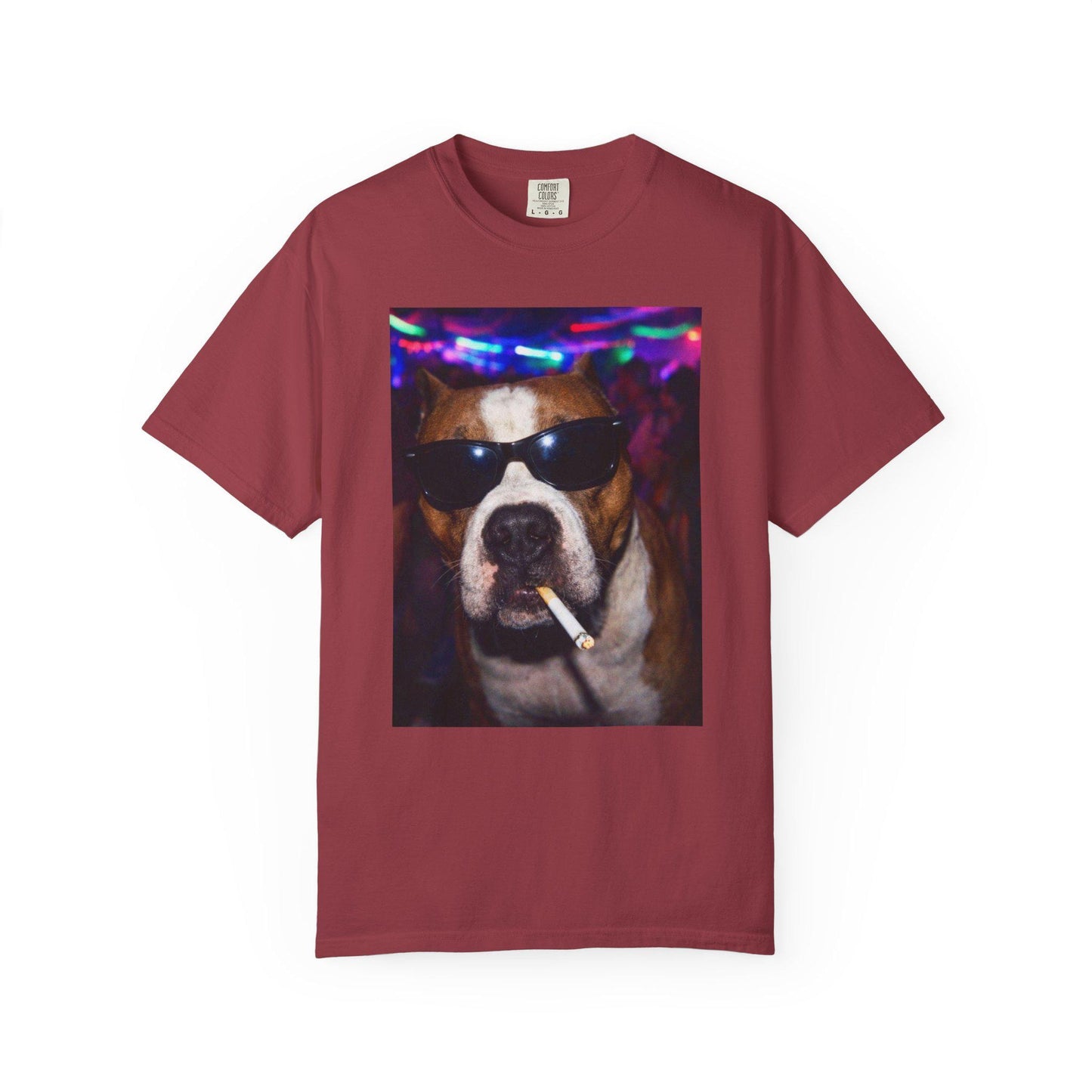 Funny Pitbull Shirt, Hilarious Bully Dogs Smoking Night Club T-Shirt, Party Animal Tee Gift, I Got That Dog In Me y2k Rave Themed Tshirt
