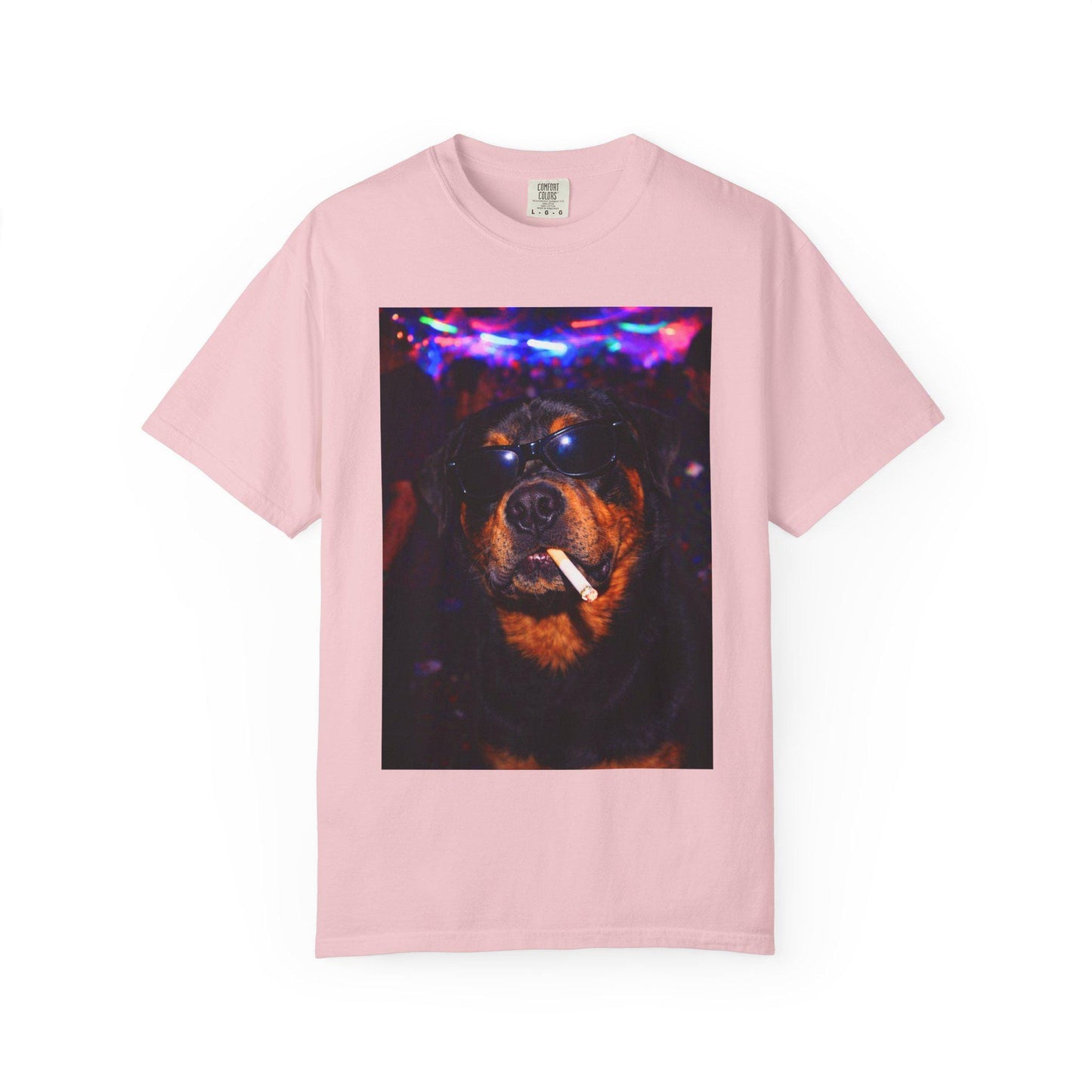 Funny Rottweiler Shirt, Hilarious Dogs Smoking Night Club T-Shirt, Party Animal Tee Gift, I Got That Dog In Me y2k Rave Tshirt