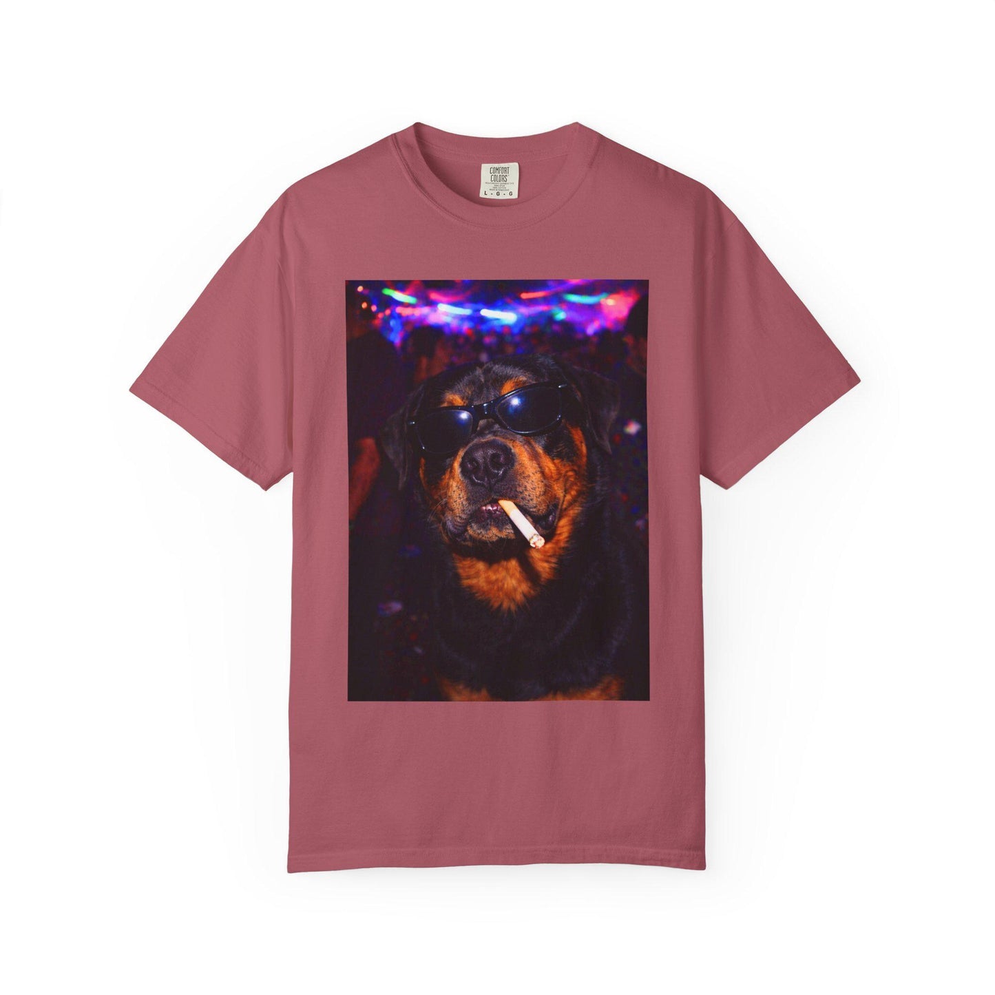 Funny Rottweiler Shirt, Hilarious Dogs Smoking Night Club T-Shirt, Party Animal Tee Gift, I Got That Dog In Me y2k Rave Tshirt