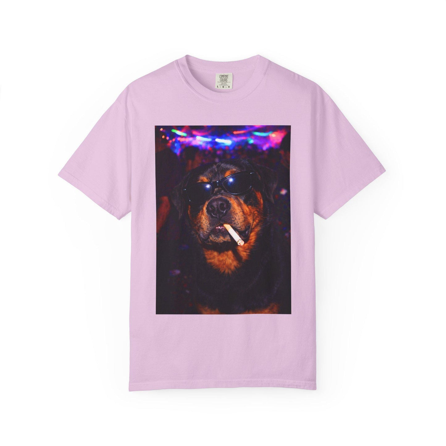 Funny Rottweiler Shirt, Hilarious Dogs Smoking Night Club T-Shirt, Party Animal Tee Gift, I Got That Dog In Me y2k Rave Tshirt