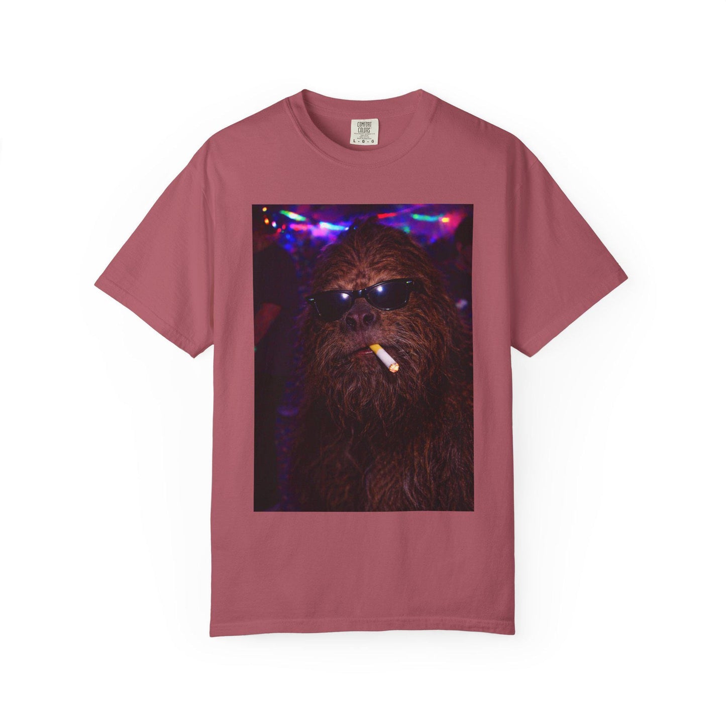 Funny Bigfoot Shirt, Hilarious Sasquatch Smoking Night Club T-Shirt, Party Animal Tee Gift, Y2k Nightlife Rave Tshirt