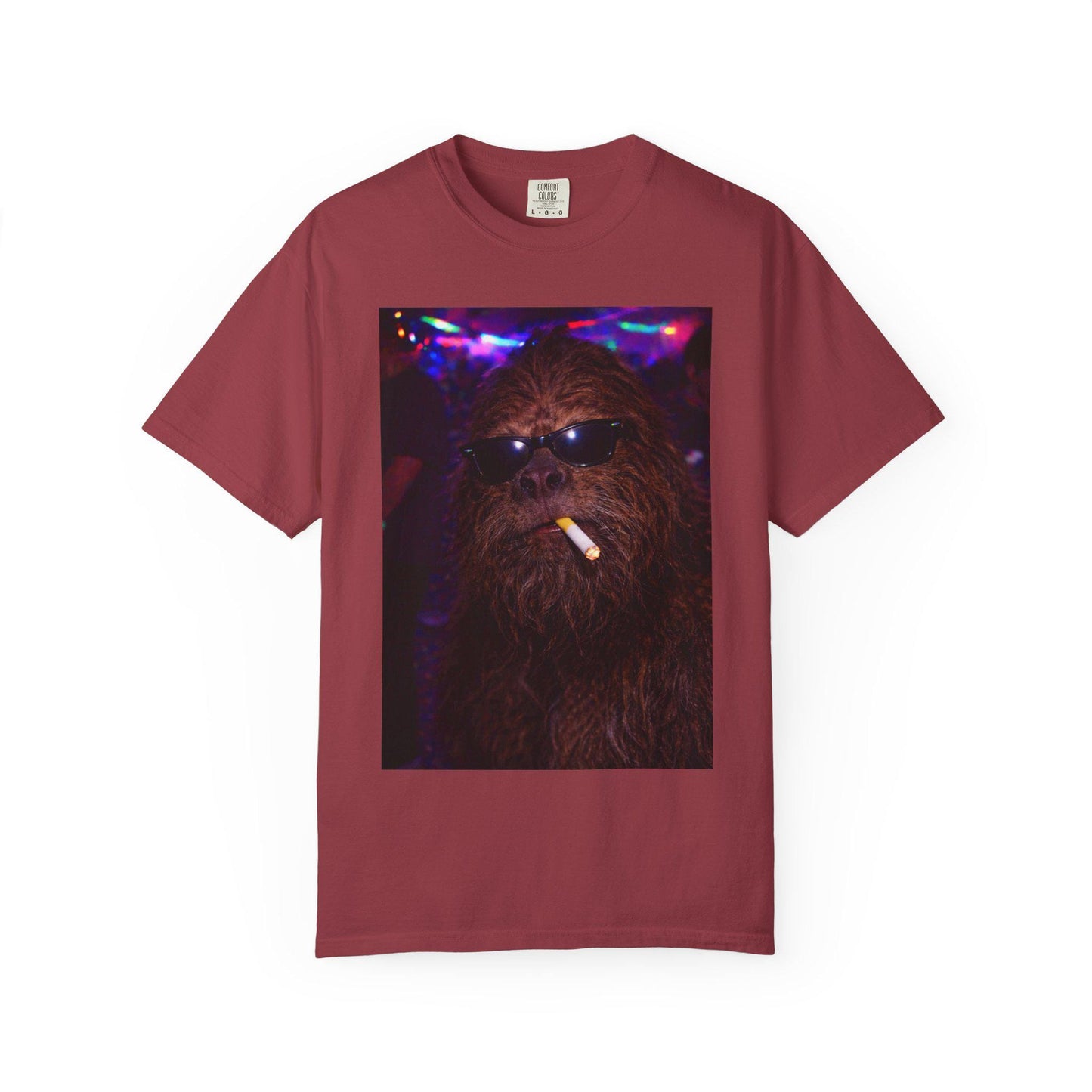 Funny Bigfoot Shirt, Hilarious Sasquatch Smoking Night Club T-Shirt, Party Animal Tee Gift, Y2k Nightlife Rave Tshirt