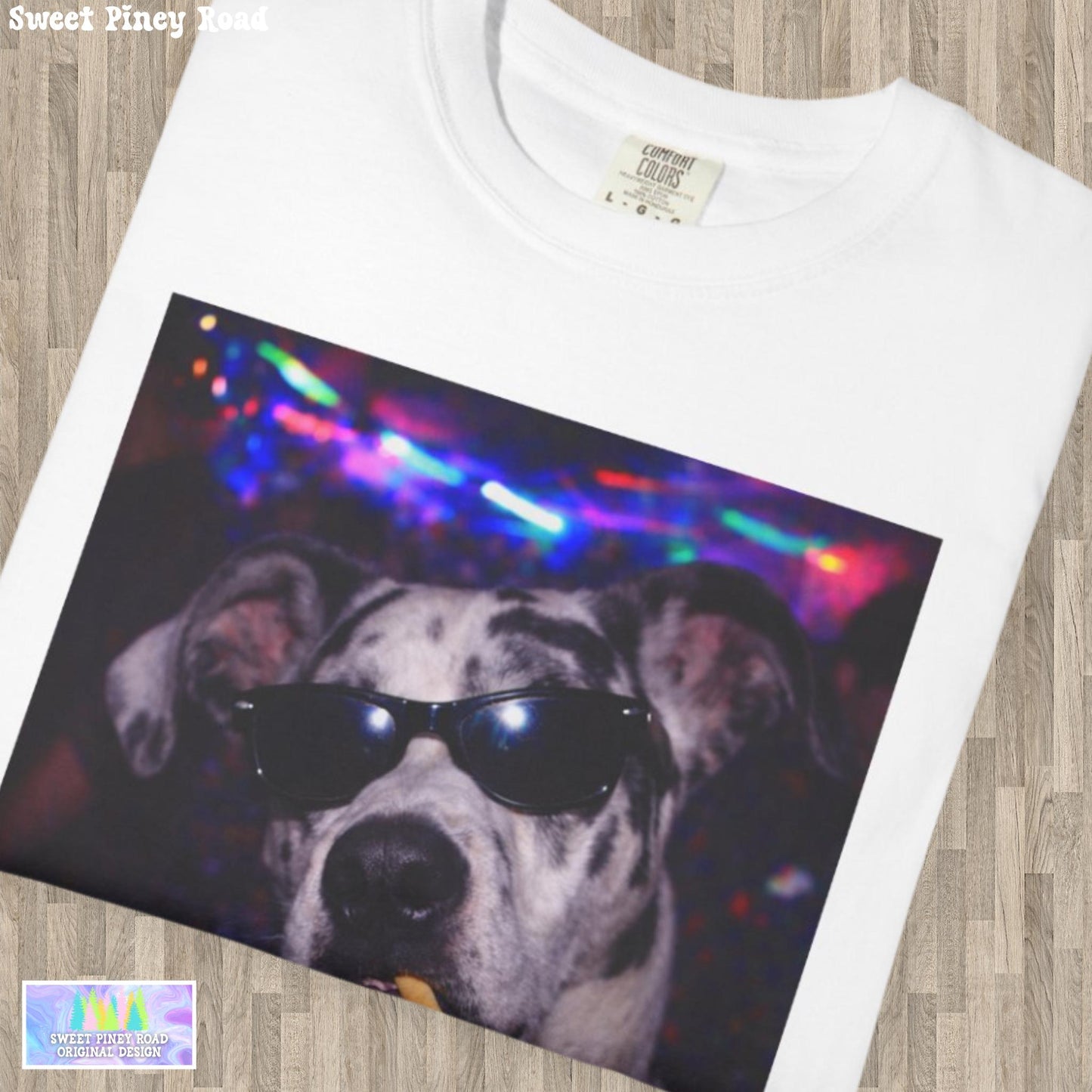 Funny Great Dane Shirt, Hilarious Dogs Smoking Night Club T-Shirt, Party Animal Tee Gift, I Got That Dog In Me y2k Rave Themed Tshirt