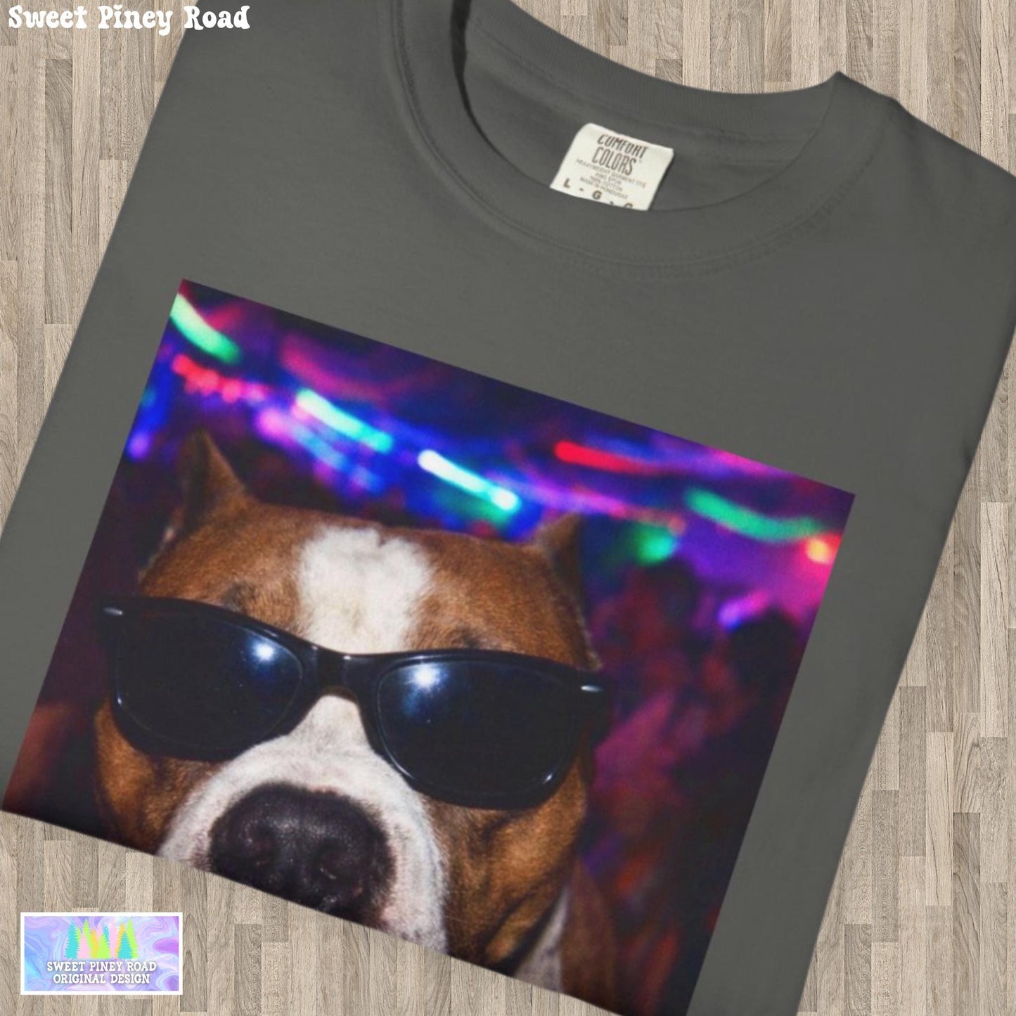 Funny Pitbull Shirt, Hilarious Bully Dogs Smoking Night Club T-Shirt, Party Animal Tee Gift, I Got That Dog In Me y2k Rave Themed Tshirt