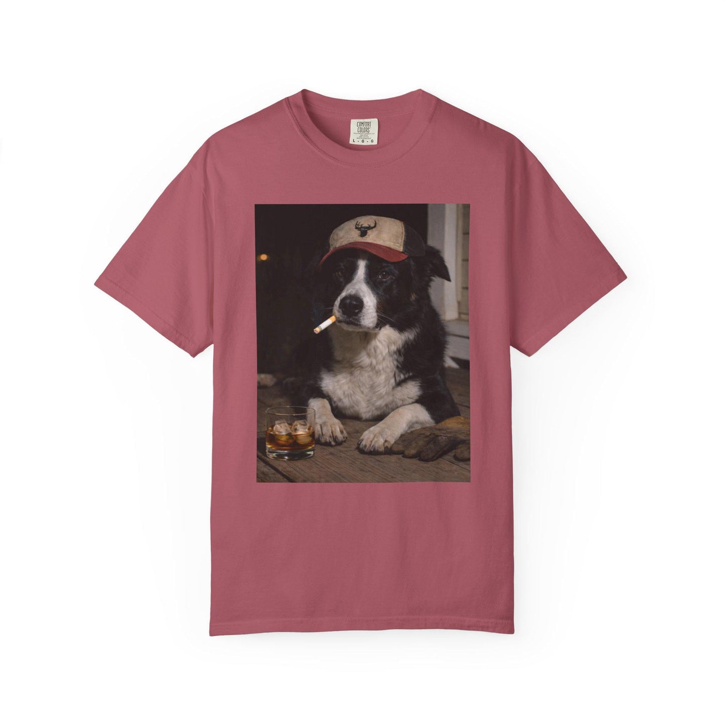 Funny Border Collie Shirt, Dog Dad T-Shirt, Blue Collar Man Gag Gift Tee For Husband, I Got That Dog In Me Meme Humor Comfort Colors® Tshirt