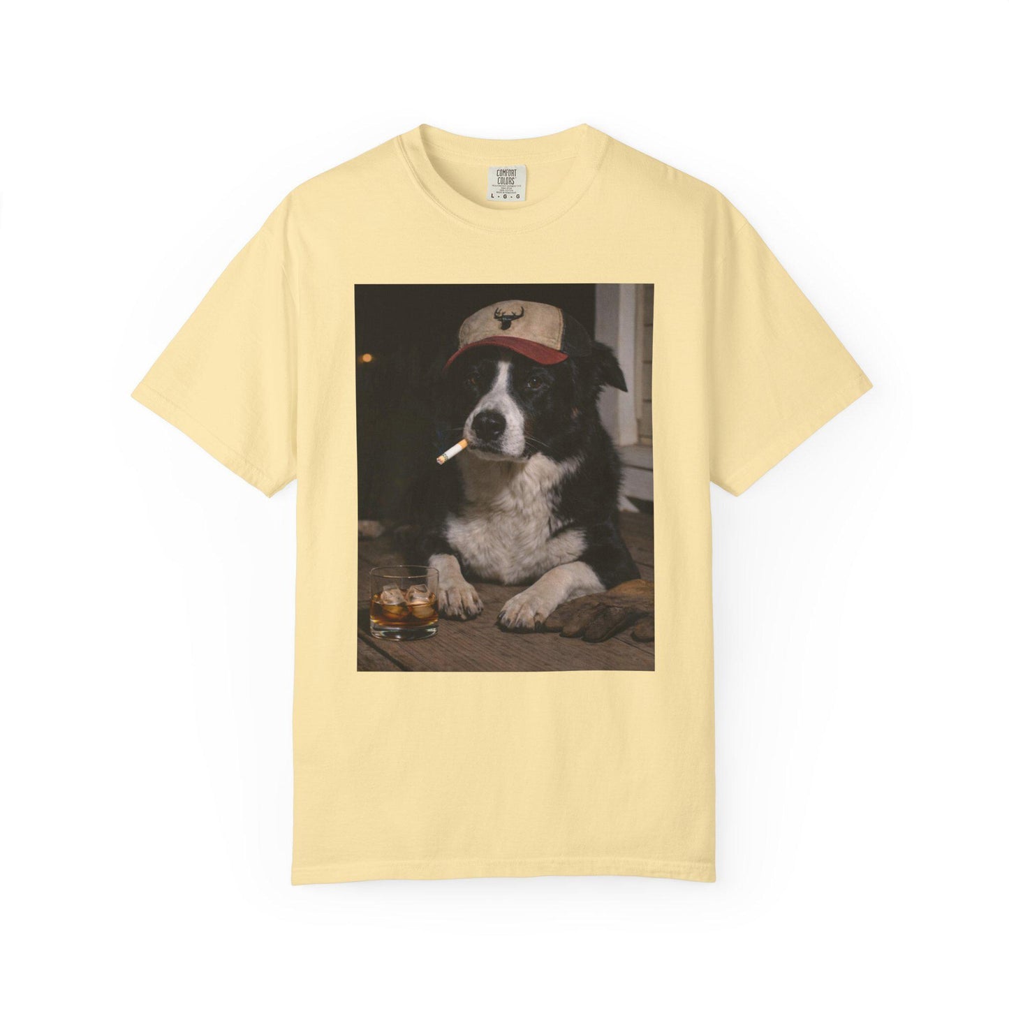 Funny Border Collie Shirt, Dog Dad T-Shirt, Blue Collar Man Gag Gift Tee For Husband, I Got That Dog In Me Meme Humor Comfort Colors® Tshirt