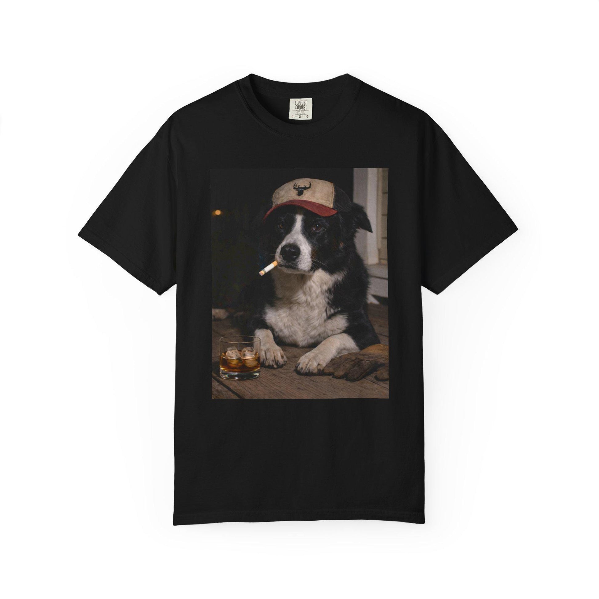Funny Border Collie Shirt, Dog Dad T-Shirt, Blue Collar Man Gag Gift Tee For Husband, I Got That Dog In Me Meme Humor Comfort Colors® Tshirt