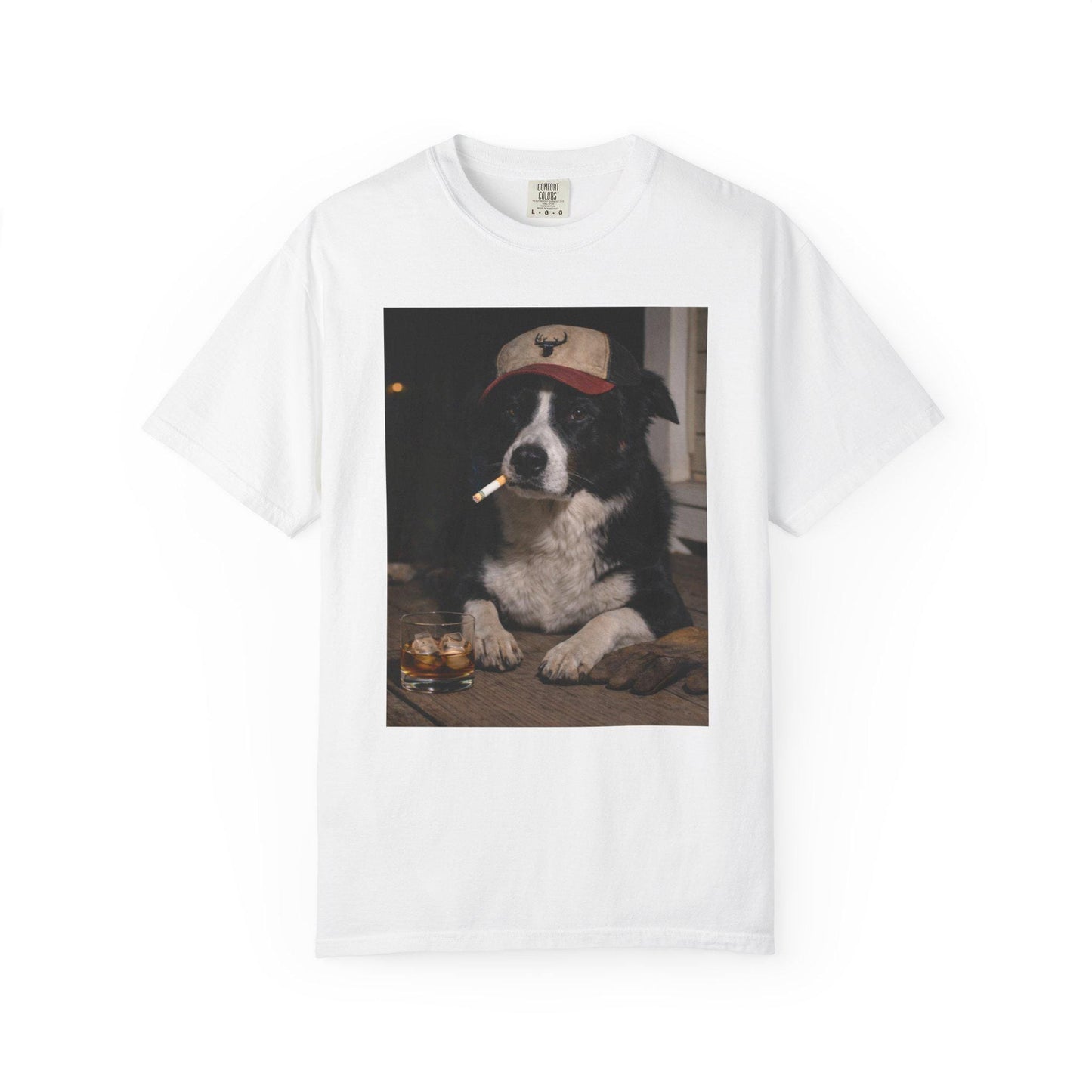 Funny Border Collie Shirt, Dog Dad T-Shirt, Blue Collar Man Gag Gift Tee For Husband, I Got That Dog In Me Meme Humor Comfort Colors® Tshirt