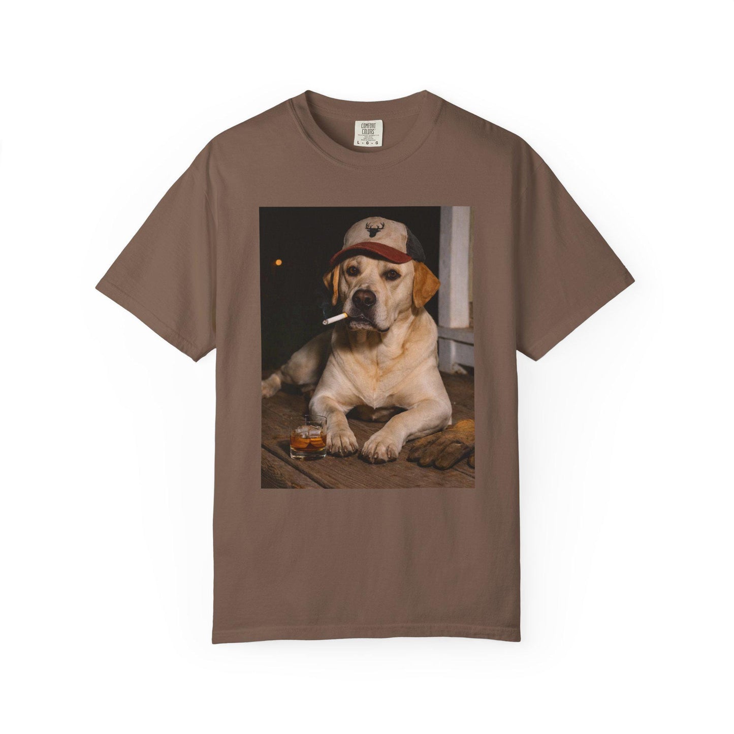 Funny Labrador Retriever Shirt, Dog Dad T-Shirt, Blue Collar Man Gag Gift Tee For Husband, Hilarious Meme Humor Comfort Colors® Tshirt