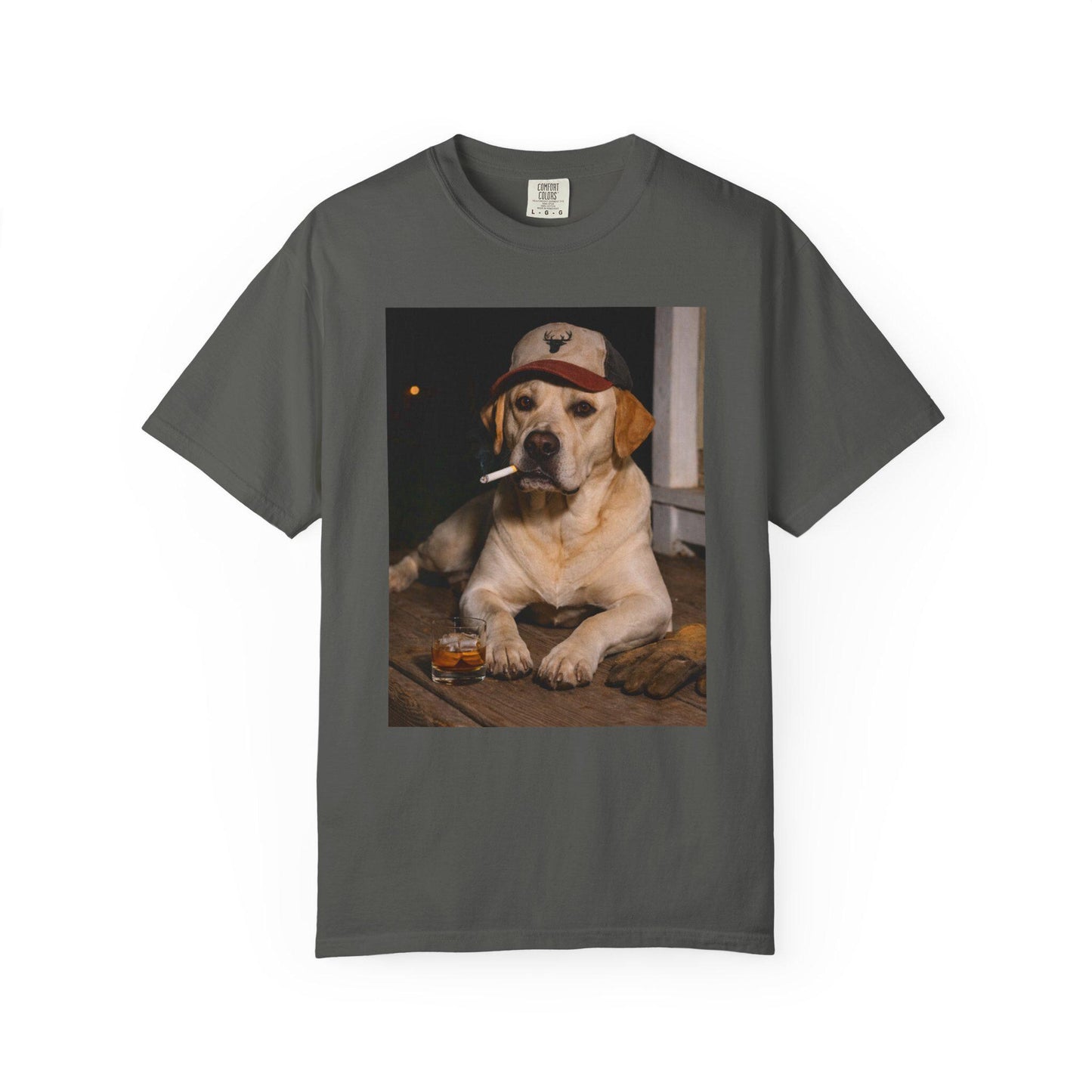 Funny Labrador Retriever Shirt, Dog Dad T-Shirt, Blue Collar Man Gag Gift Tee For Husband, Hilarious Meme Humor Comfort Colors® Tshirt