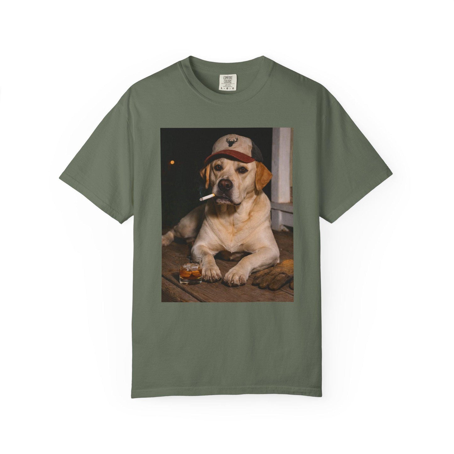 Funny Labrador Retriever Shirt, Dog Dad T-Shirt, Blue Collar Man Gag Gift Tee For Husband, Hilarious Meme Humor Comfort Colors® Tshirt