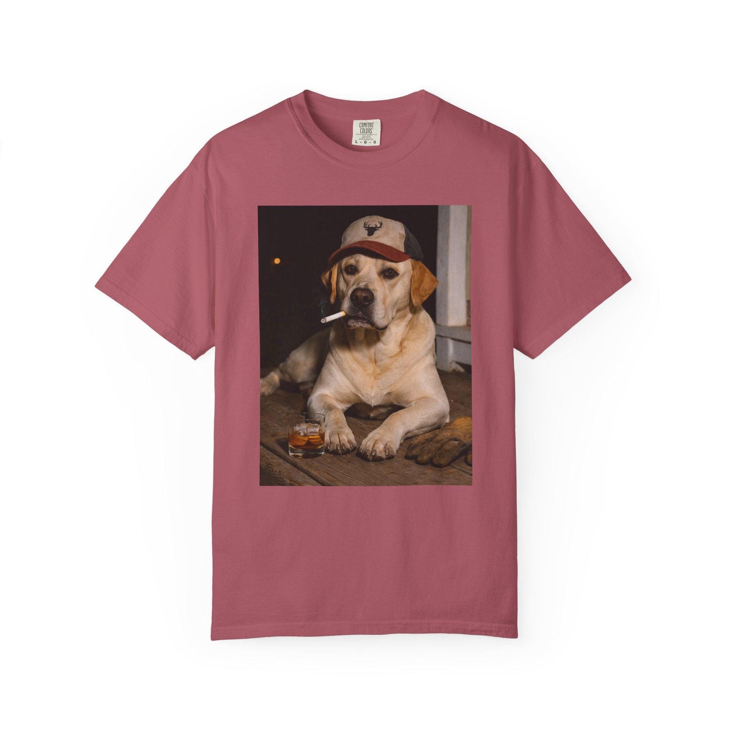 Funny Labrador Retriever Shirt, Dog Dad T-Shirt, Blue Collar Man Gag Gift Tee For Husband, Hilarious Meme Humor Comfort Colors® Tshirt