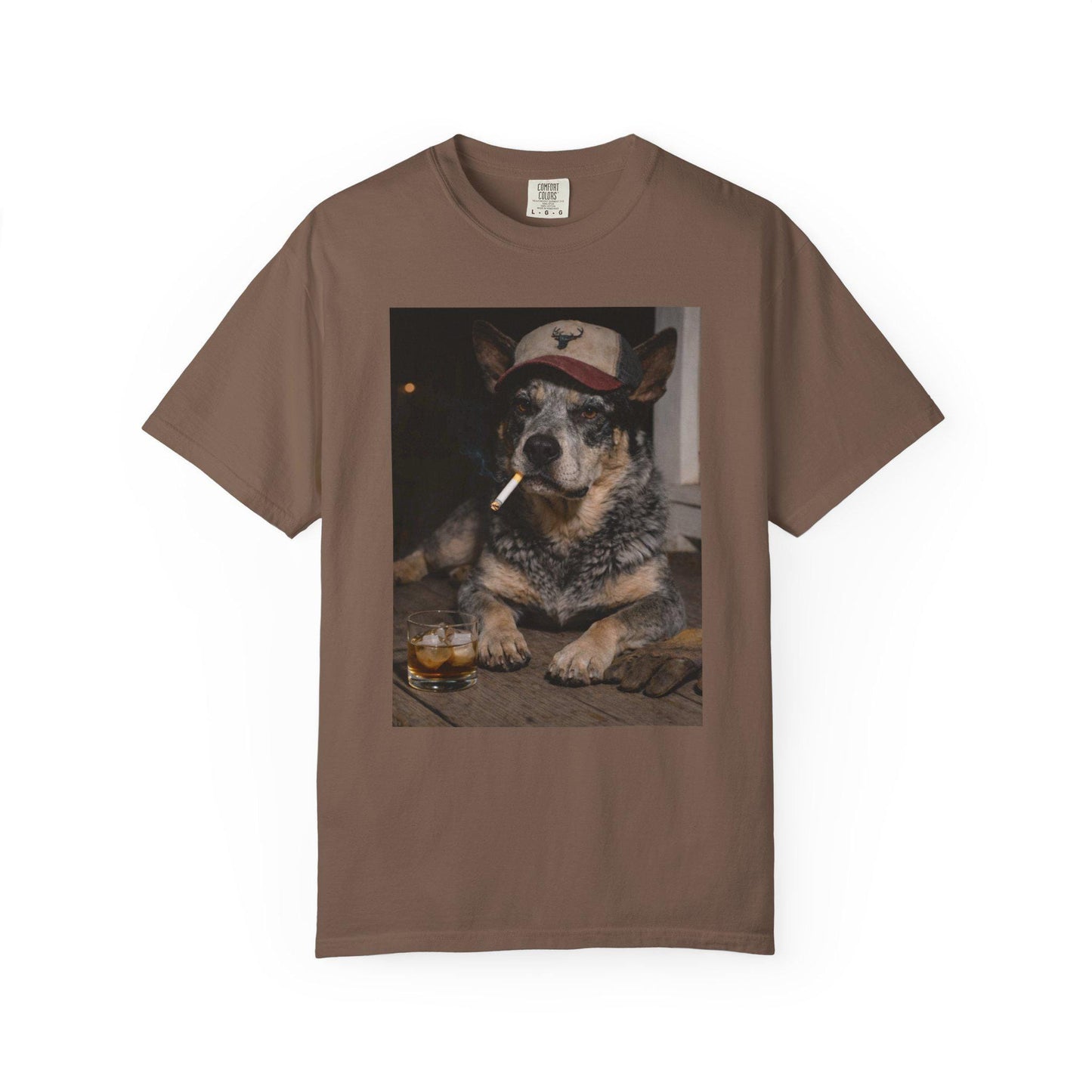 Funny Blue Heeler Shirt, Australian Cattle Dog T-Shirt, Blue Collar Man Gag Gift Tee, Hilarious Meme Humor Comfort Colors® Tshirt