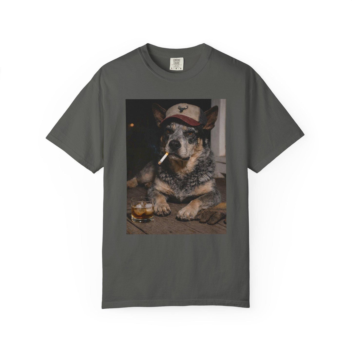 Funny Blue Heeler Shirt, Australian Cattle Dog T-Shirt, Blue Collar Man Gag Gift Tee, Hilarious Meme Humor Comfort Colors® Tshirt